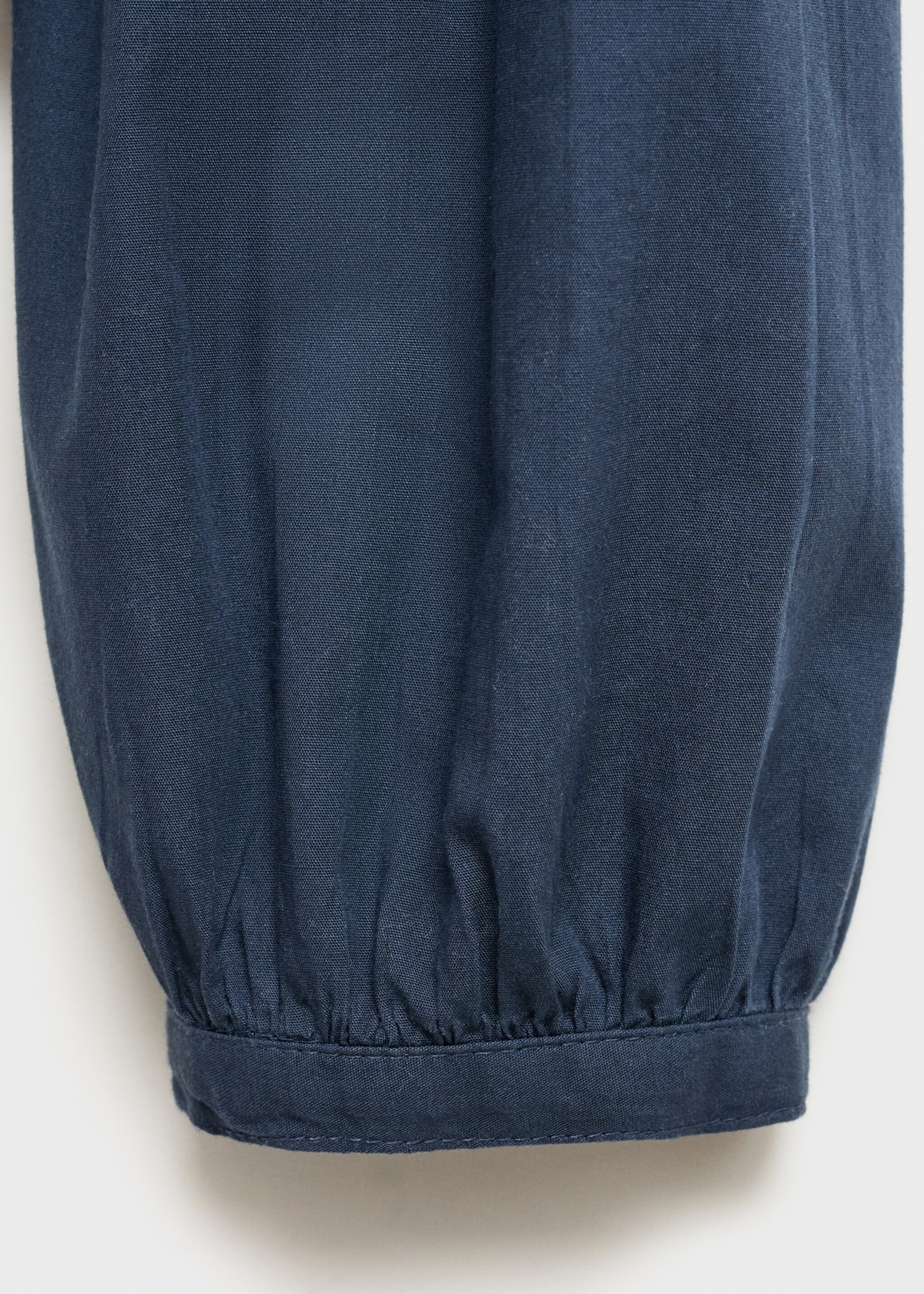 Ruffled gathered blouse - Details of the article 0