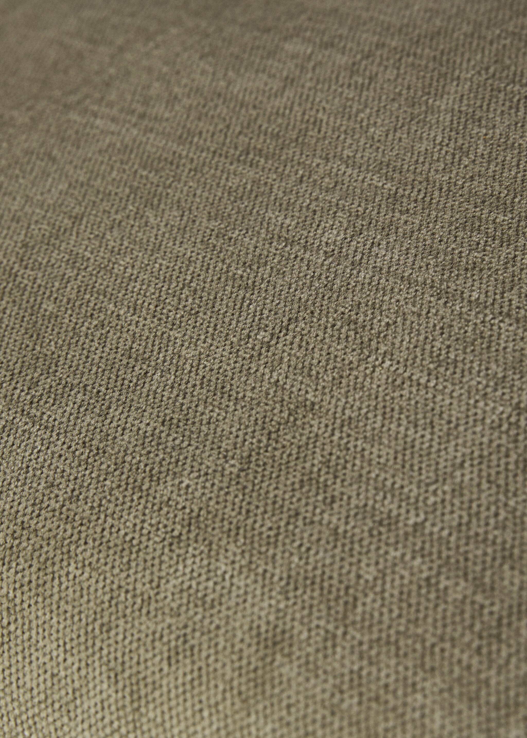 Cotton linen cushion cover with overlock flap 40x60cm - Details of the article 2