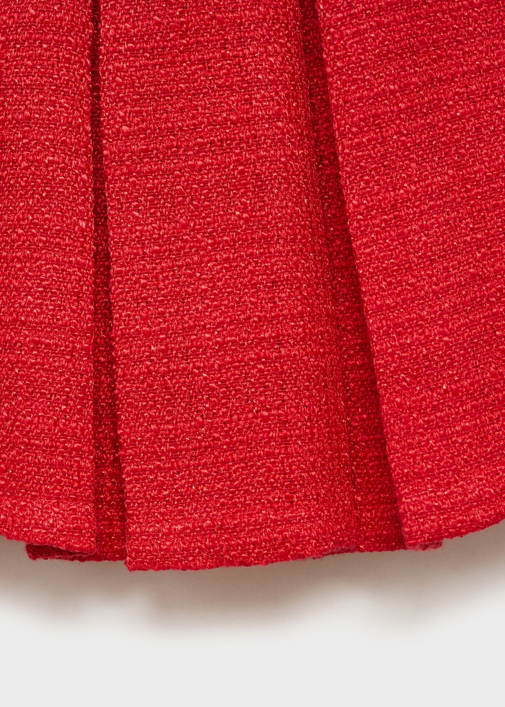 Tweed pleated skirt - Women | MANGO USA Tweed pleated skirt - Women | MANGO USA
