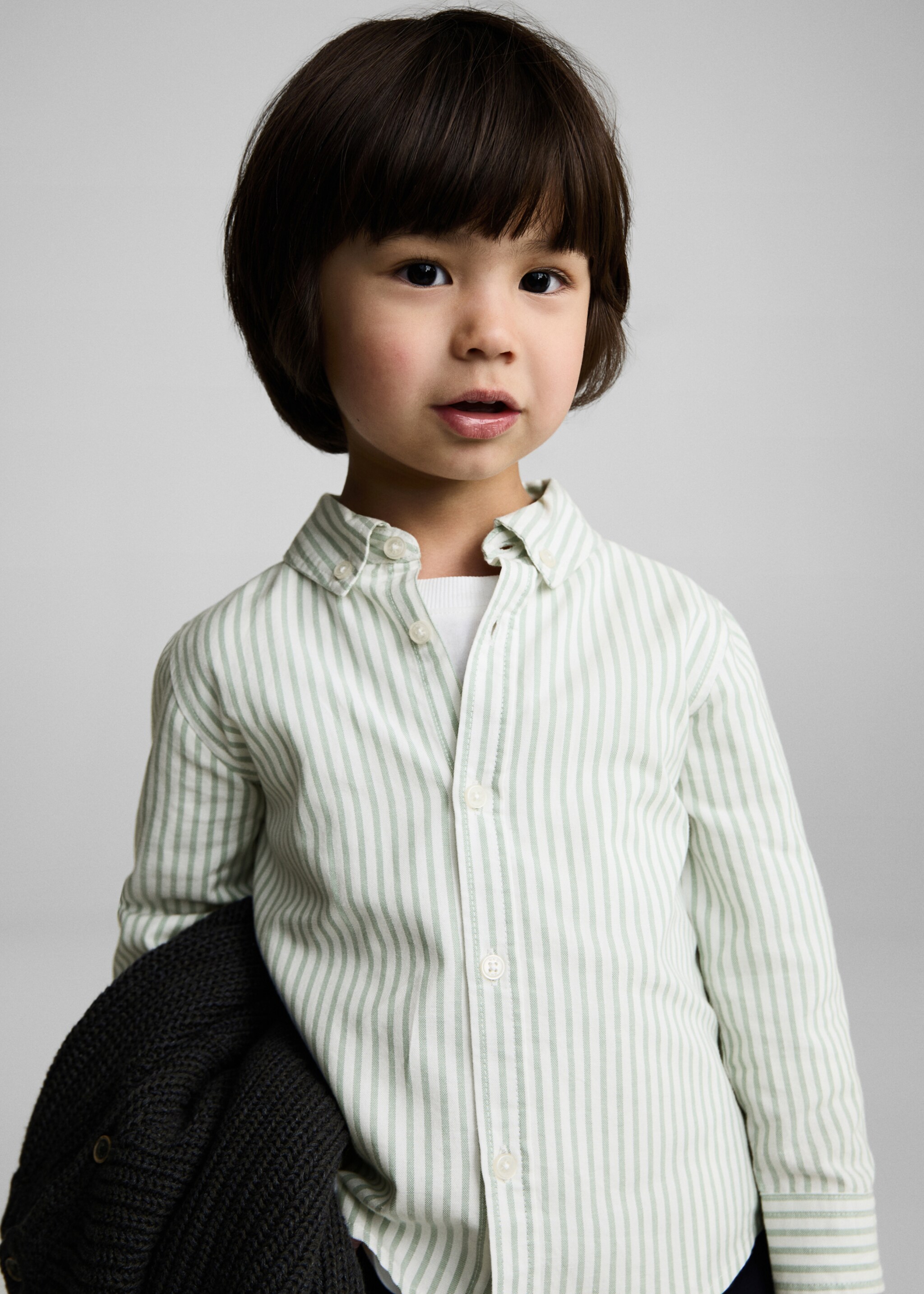 Striped Oxford shirt - Medium plane