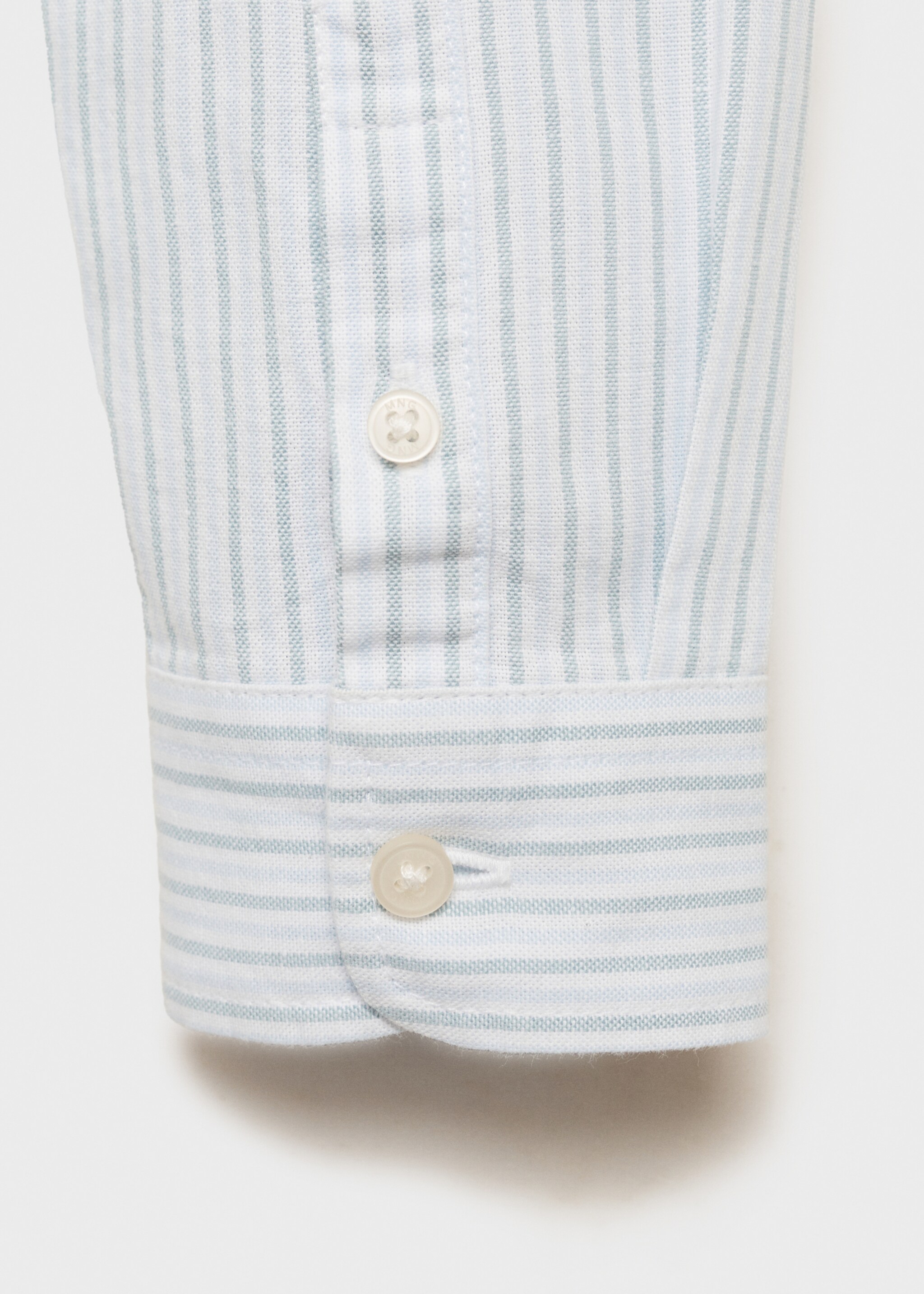 100% cotton Oxford striped shirt - Details of the article 0