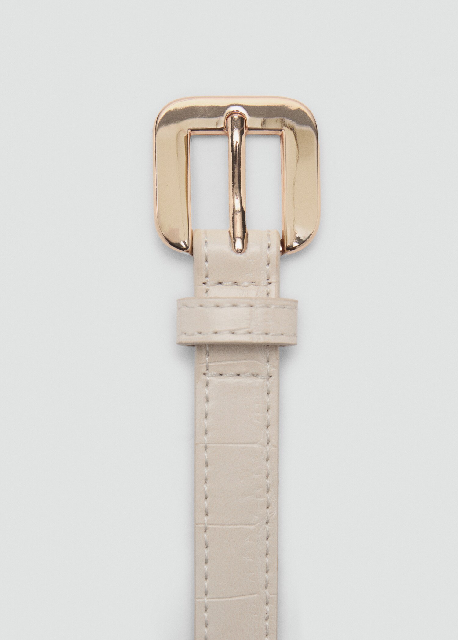 Croco leather-effect belt - Details of the article 1