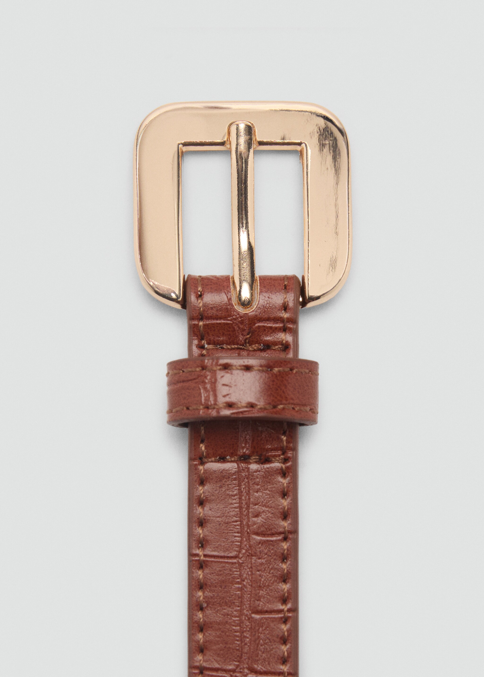 Croco leather-effect belt - Details of the article 1