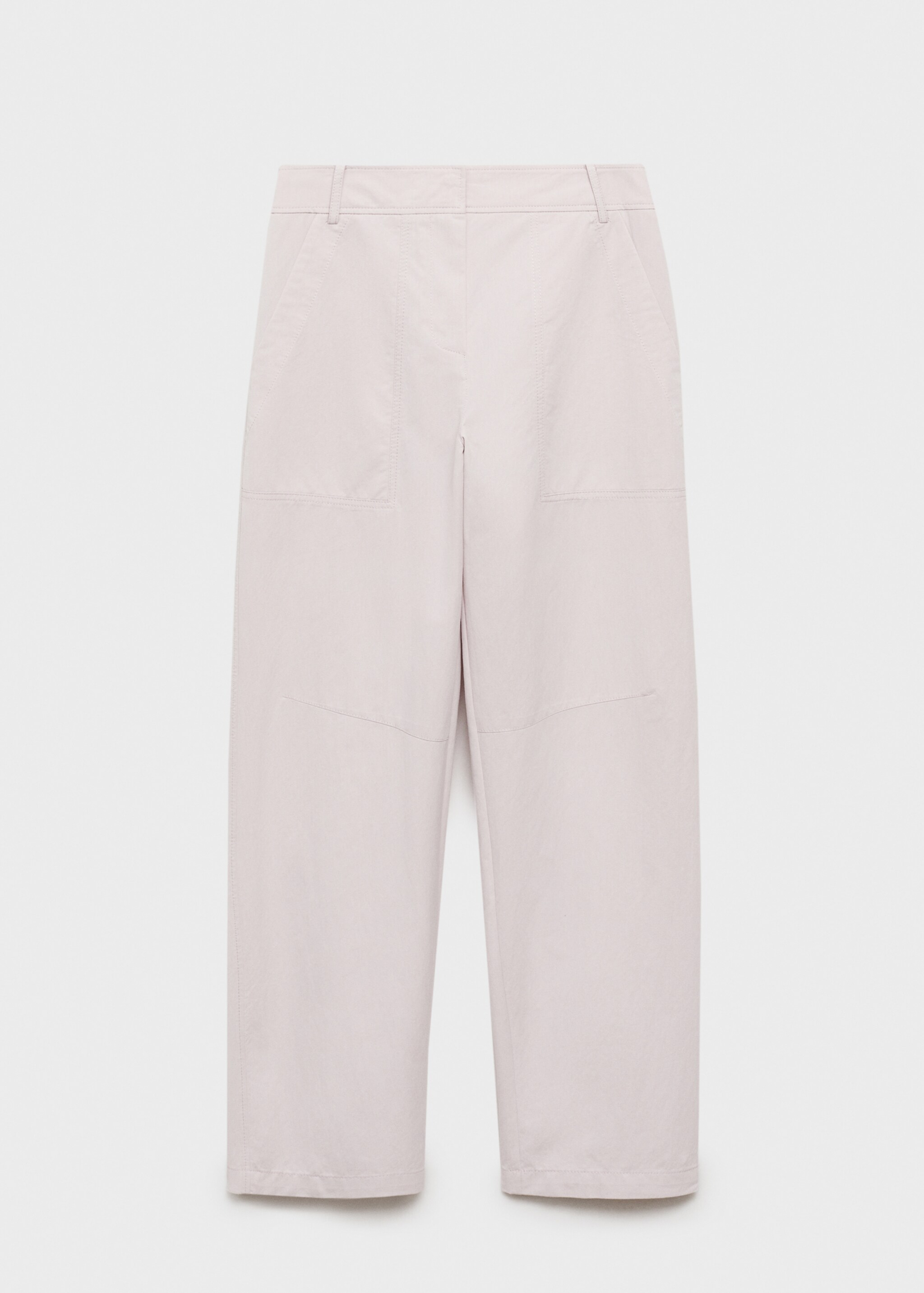 Wide-leg trousers with decorative seams - Article without model