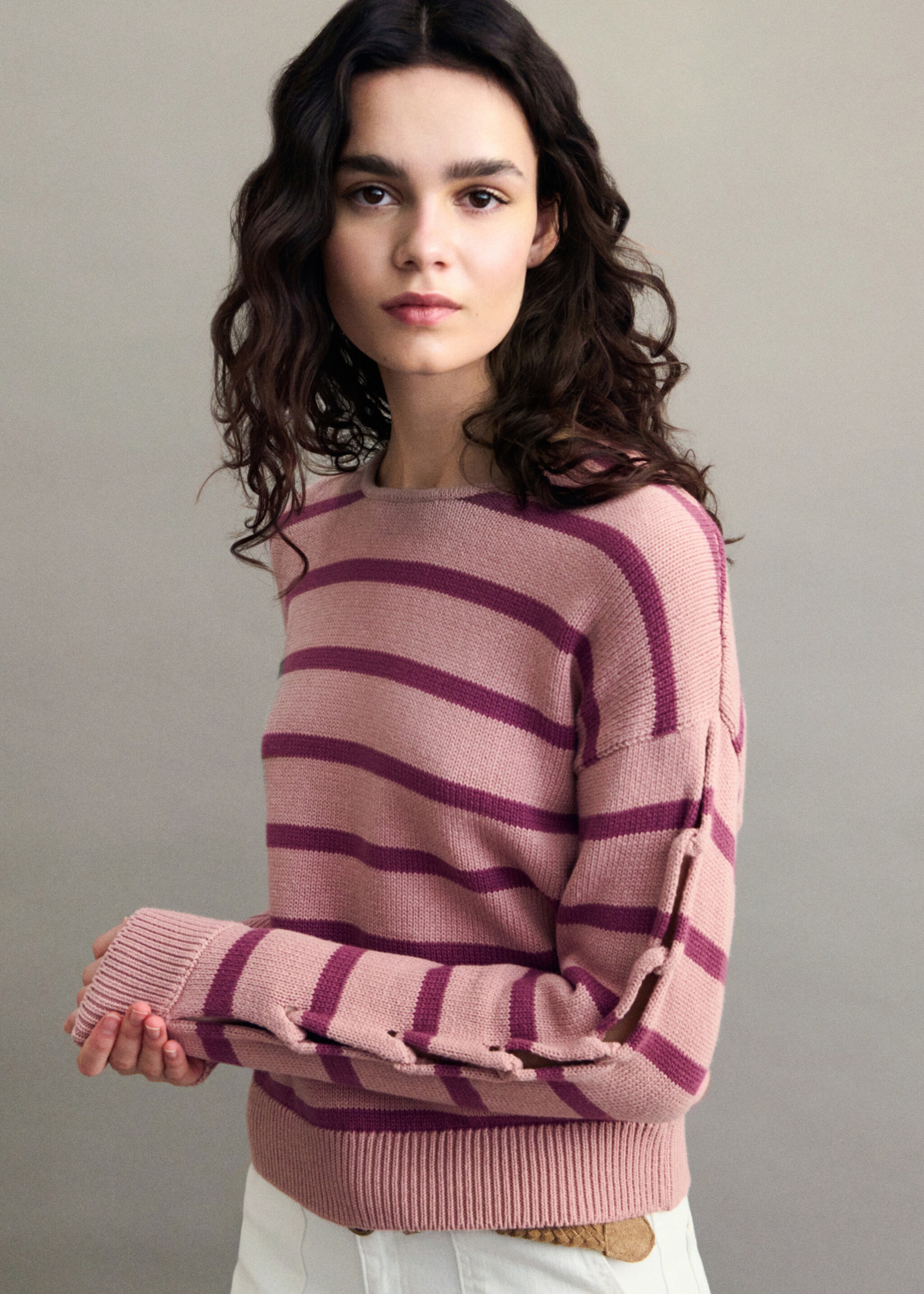 Pullover maglia a righe - Dettaglio dell'articolo 5