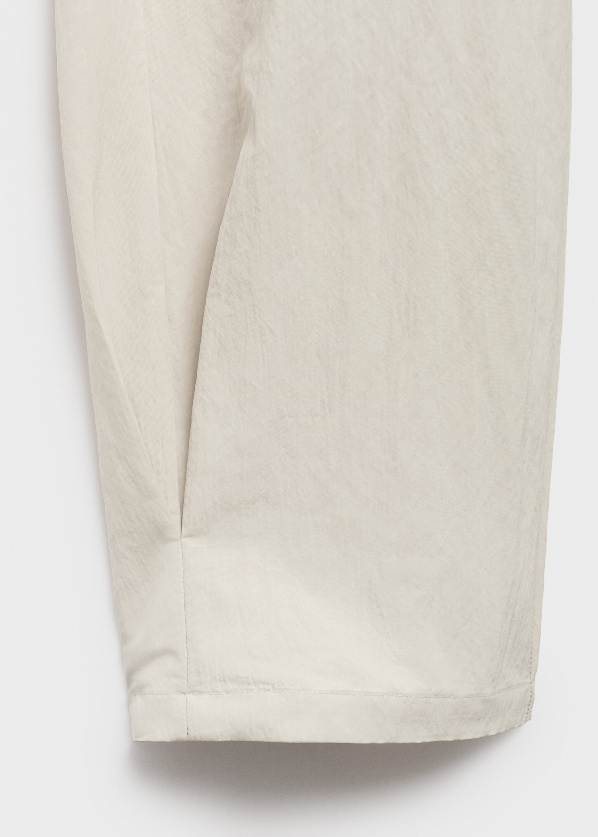Pleated jogger trousers - Details of the article 0