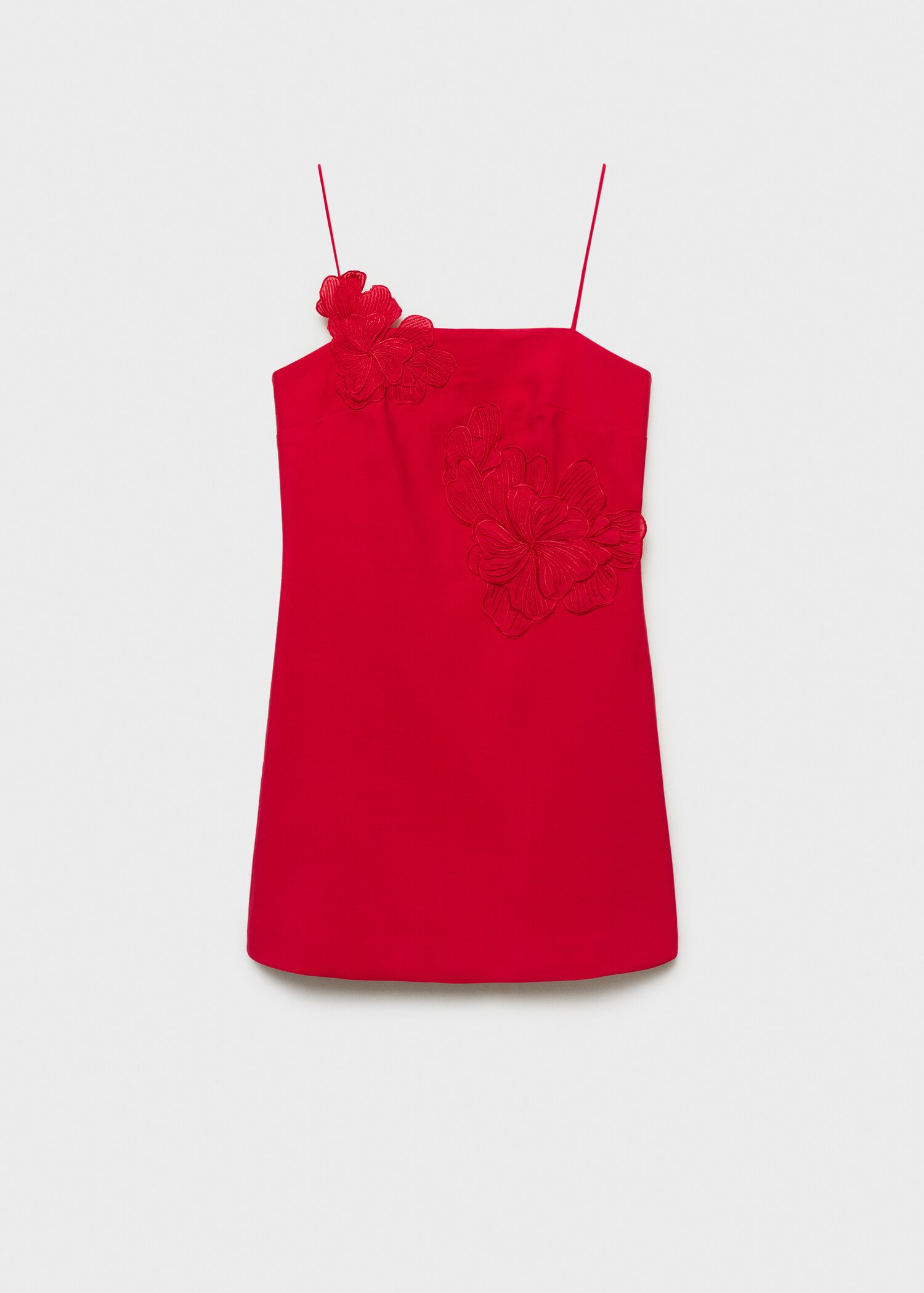 Robe courte ornement floral - Article sans modèle