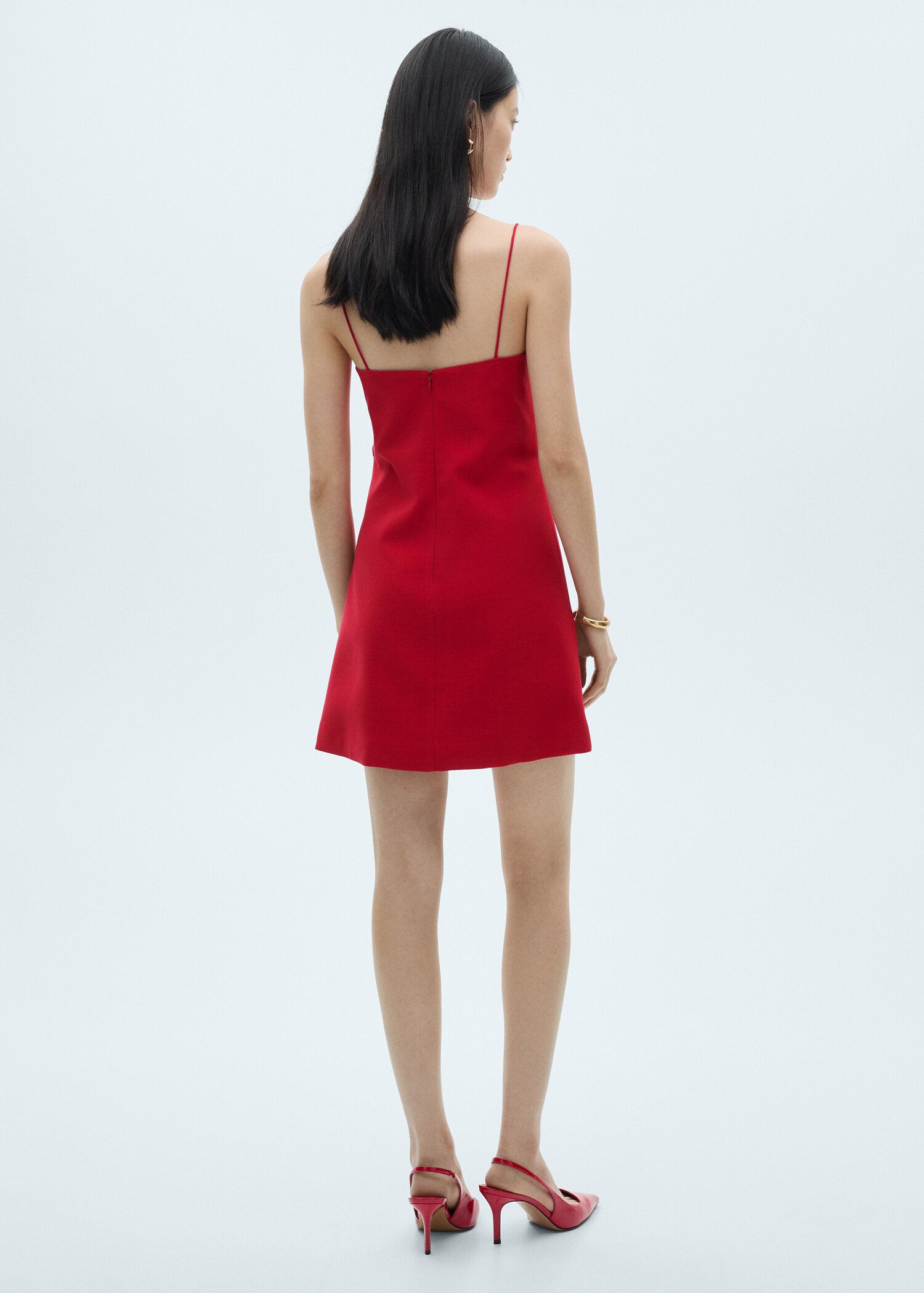 Robe courte ornement floral - Verso de l’article