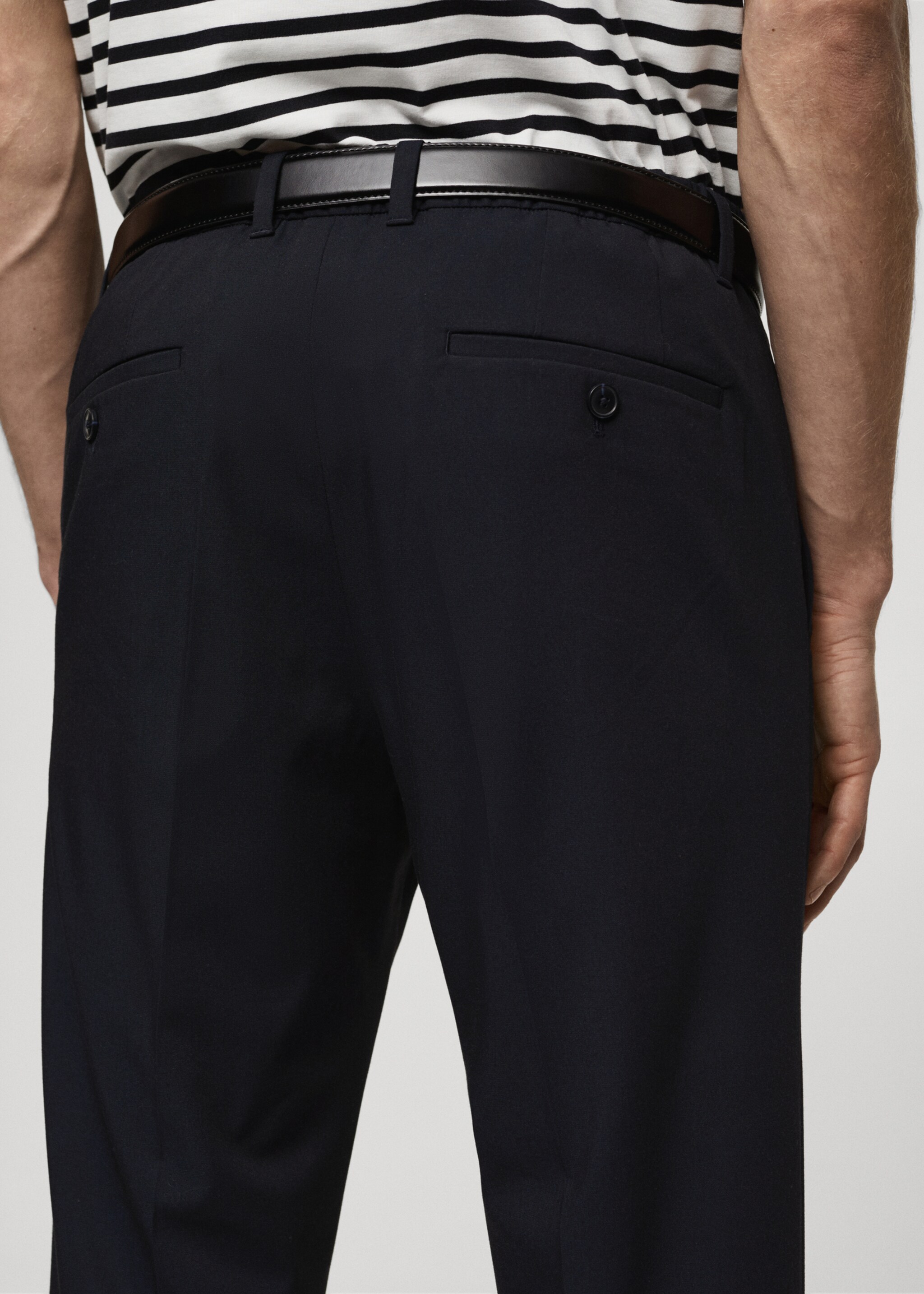 Pantalon Bologna slim-fit cropped comfort stretch - Détail de l'article 6