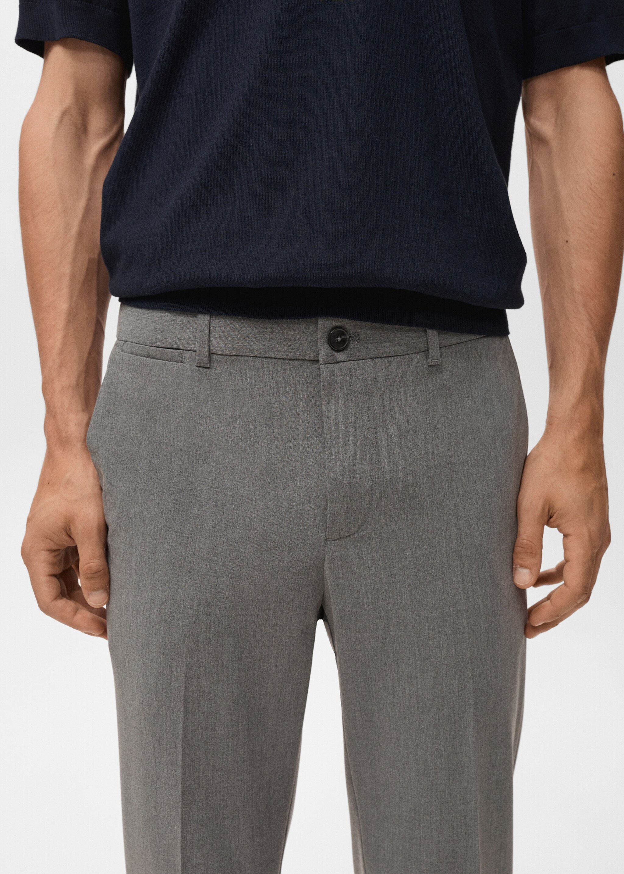 Pantalon Bologna slim-fit cropped comfort stretch - Détail de l'article 1
