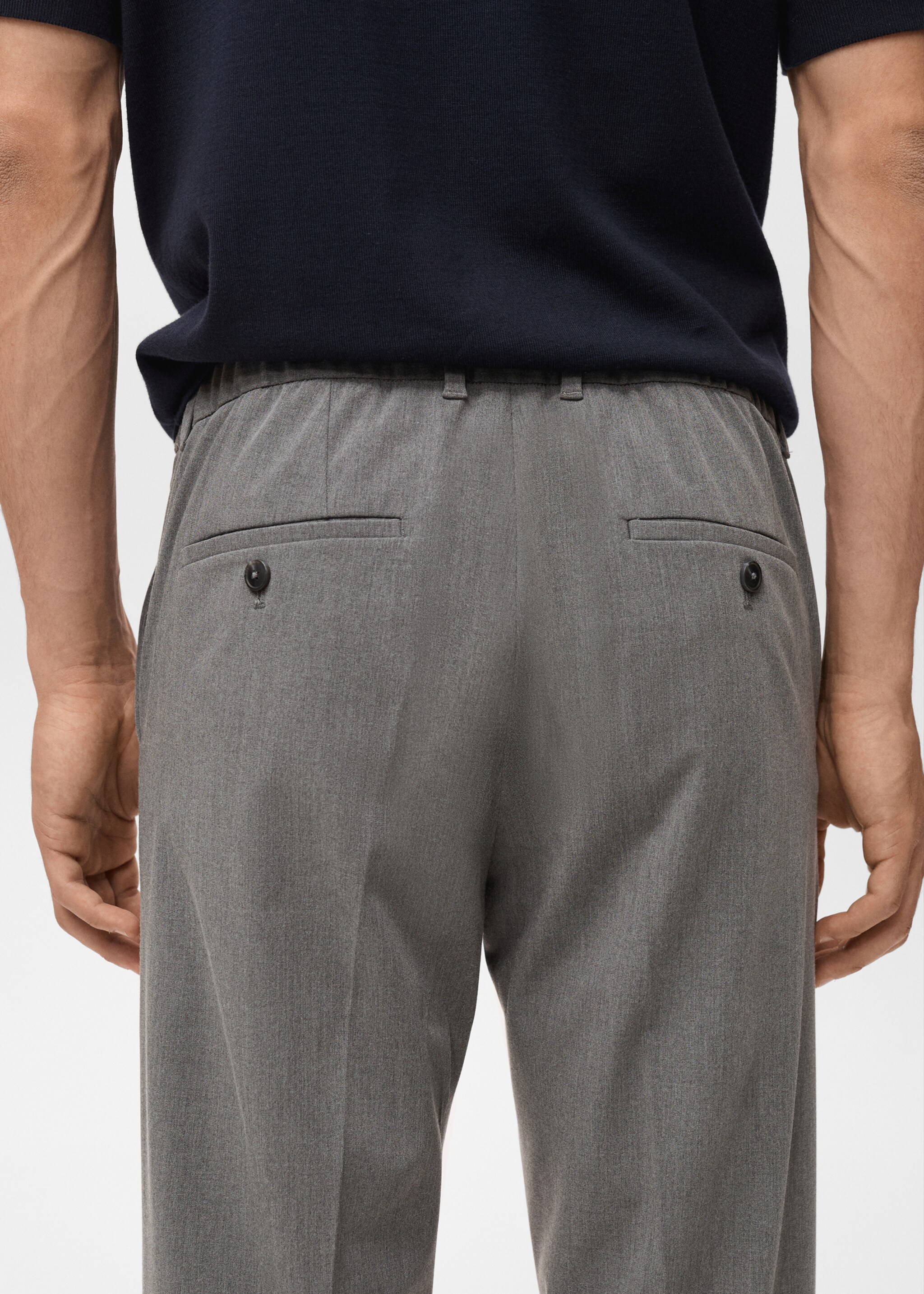 Pantalon Bologna slim-fit cropped comfort stretch - Détail de l'article 6