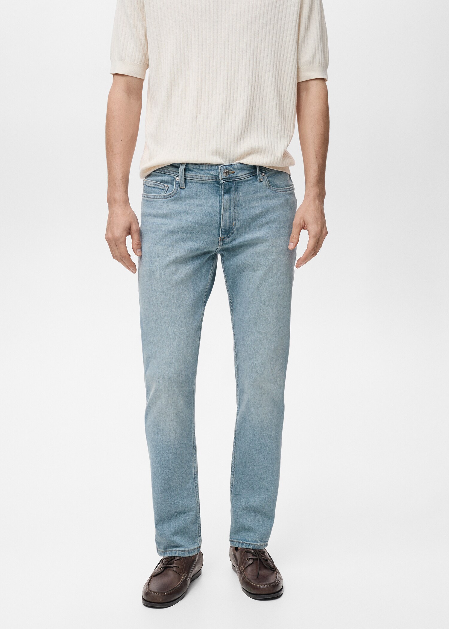 Slim-Fit-Jeans Jan im Used-Look - Mittlere Ansicht