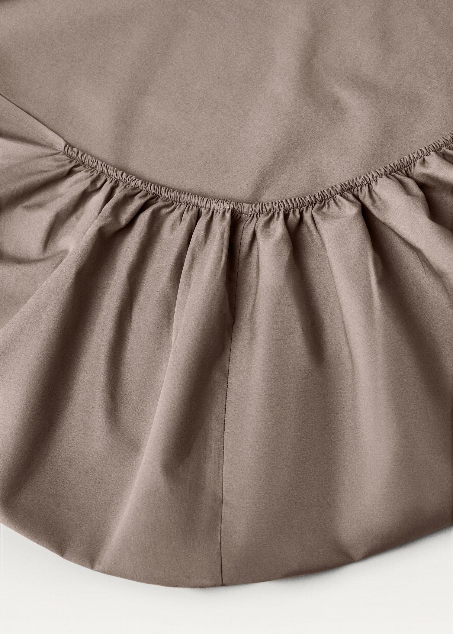 Drap-housse en percale de coton 300 fils pour lit de 90 cm - Détail de l'article 1
