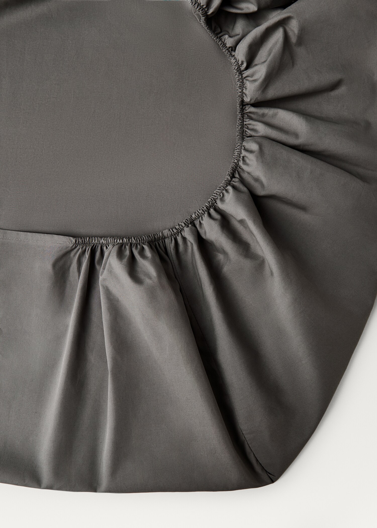 Drap-housse en percale de coton 300 fils pour lit de 90 cm - Détail de l'article 1