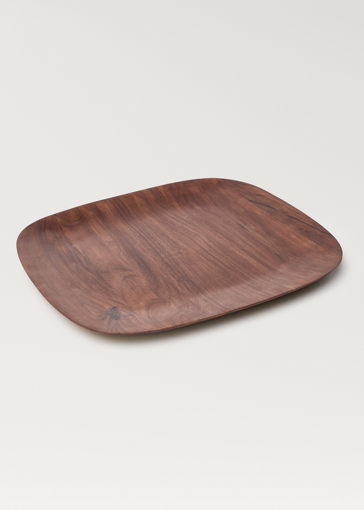 Large square wooden decorative tray - Details of the article 1