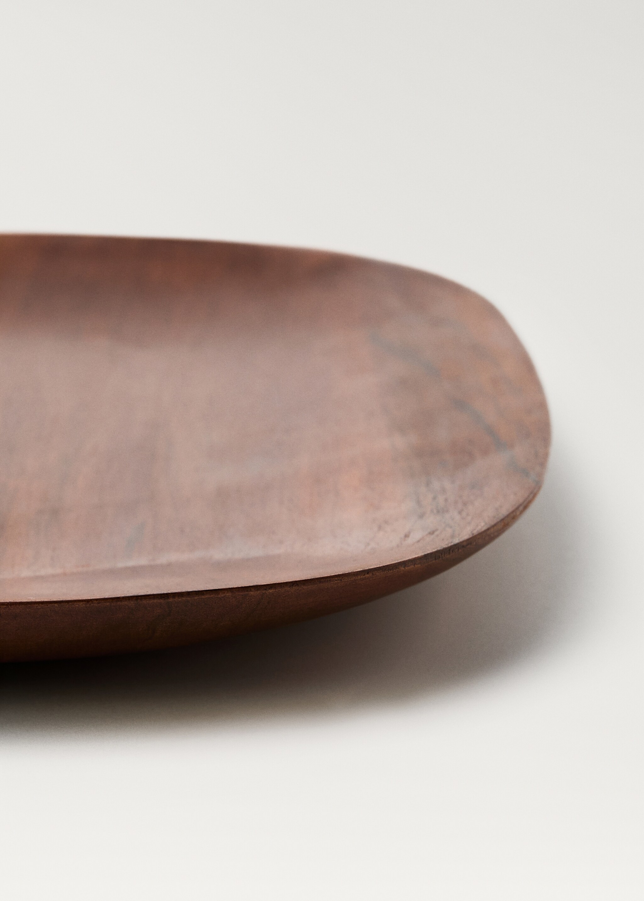 Large square wooden decorative tray - Details of the article 2