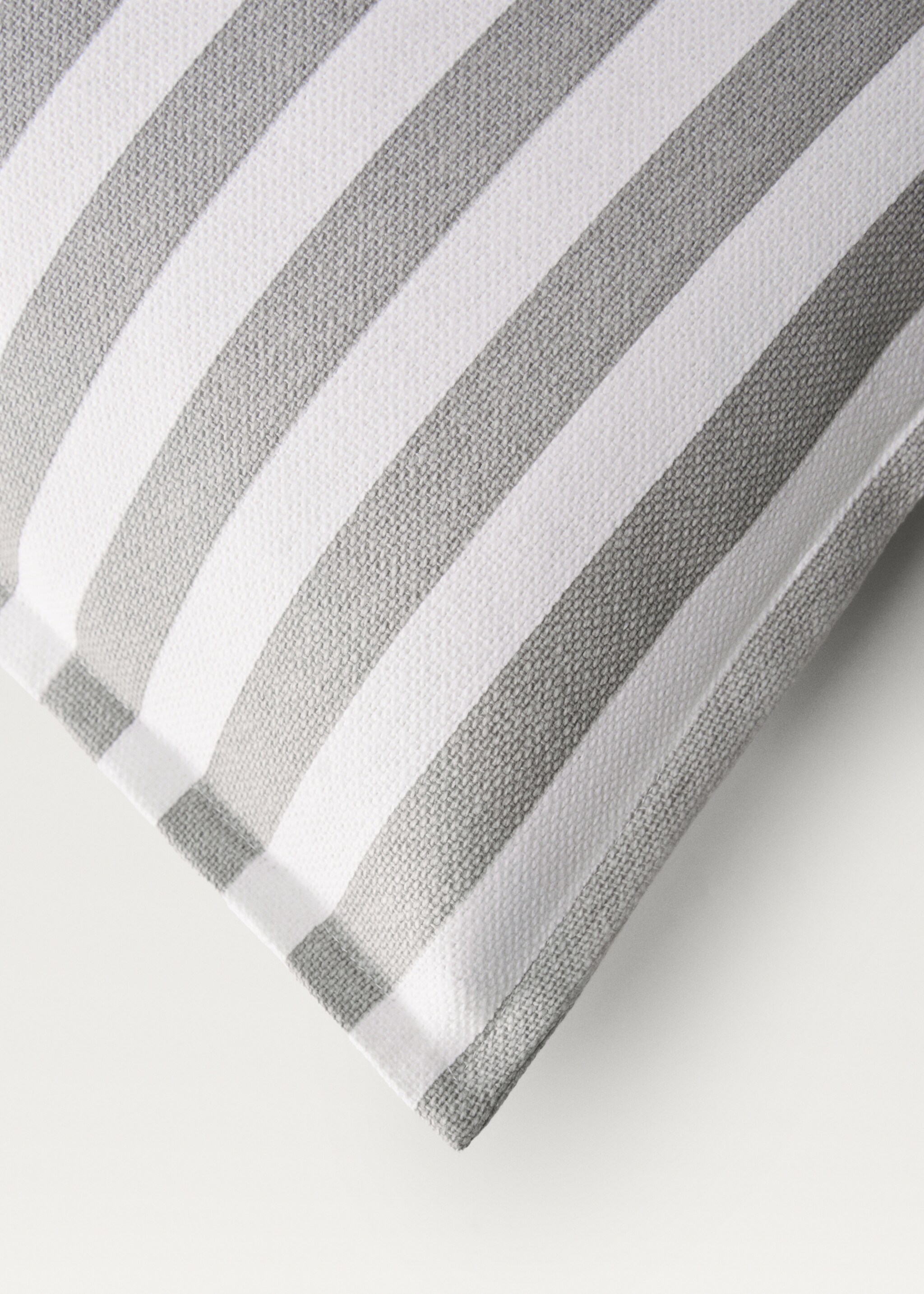 Stripe-print cushion cover 30x50 cm - Details of the article 2