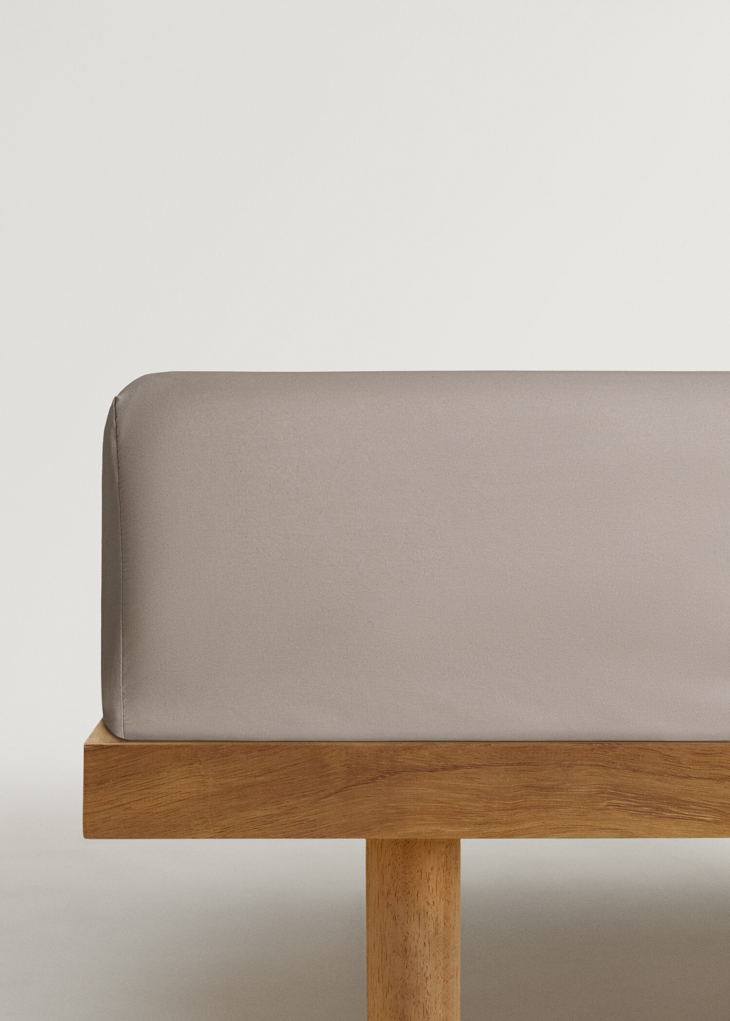500-thread cotton percale fitted sheet for 180 cm bed - Article without model