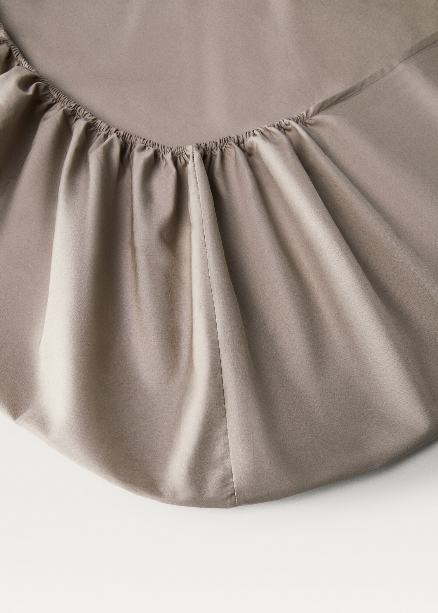 500-thread cotton percale fitted sheet for 180 cm bed - Details of the article 2