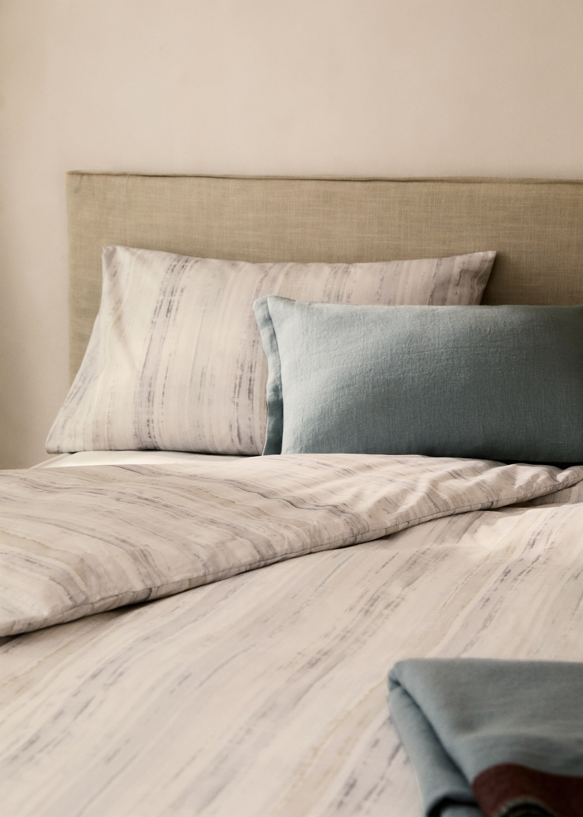 Funda nórdica algodón percal estampado difuminado cama 150/160 cm - Detalle del artículo 7