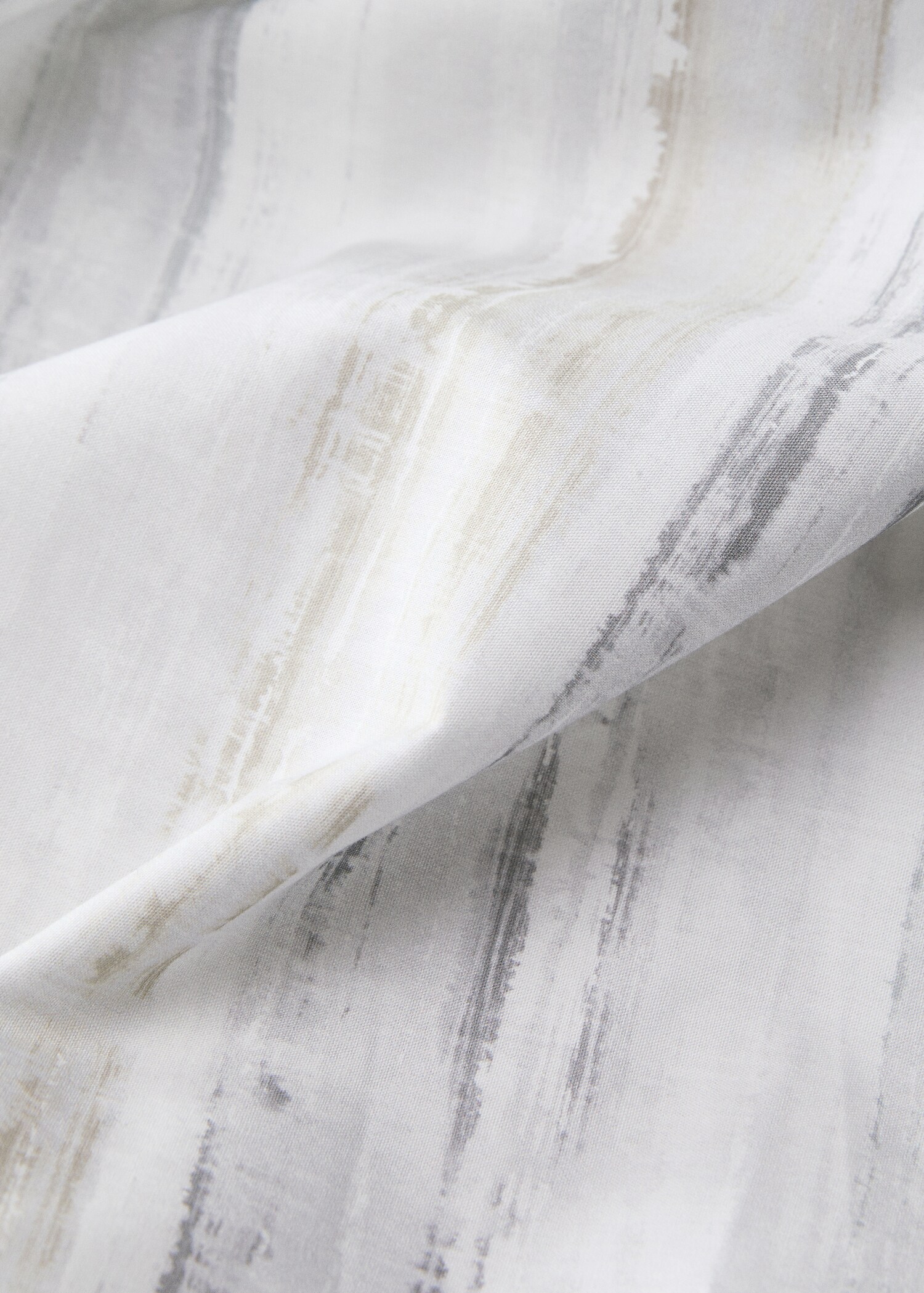 Perkalkatoenen dekbedovertrek met vervaagde print, bed 180/200 cm - Detail van het artikel 1
