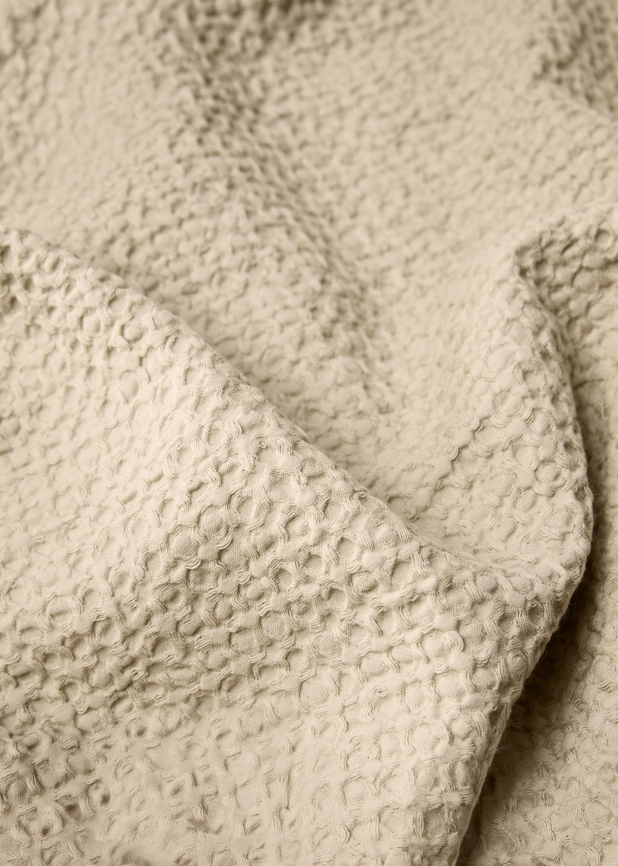 Funda nórdica algodón percal waffle cama 150/160 cm - Detalle del artículo 1