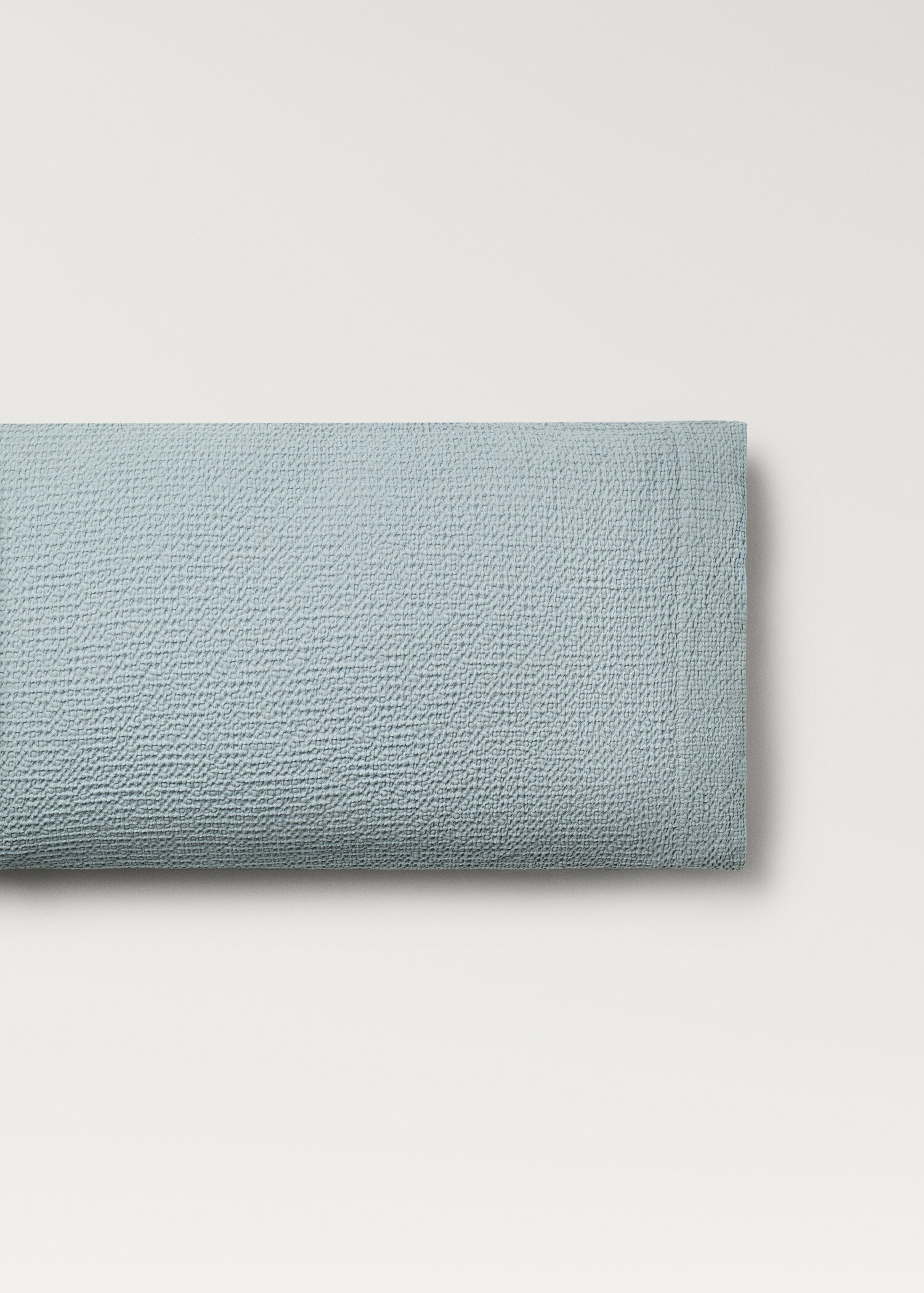 Housse d’oreiller coton percale nid d’abeille 45x110 cm - Article sans modèle