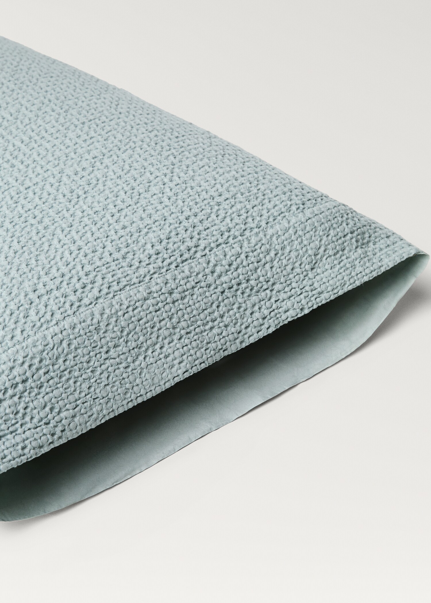 Housse d’oreiller coton percale nid d’abeille 45x110 cm - Détail de l'article 2