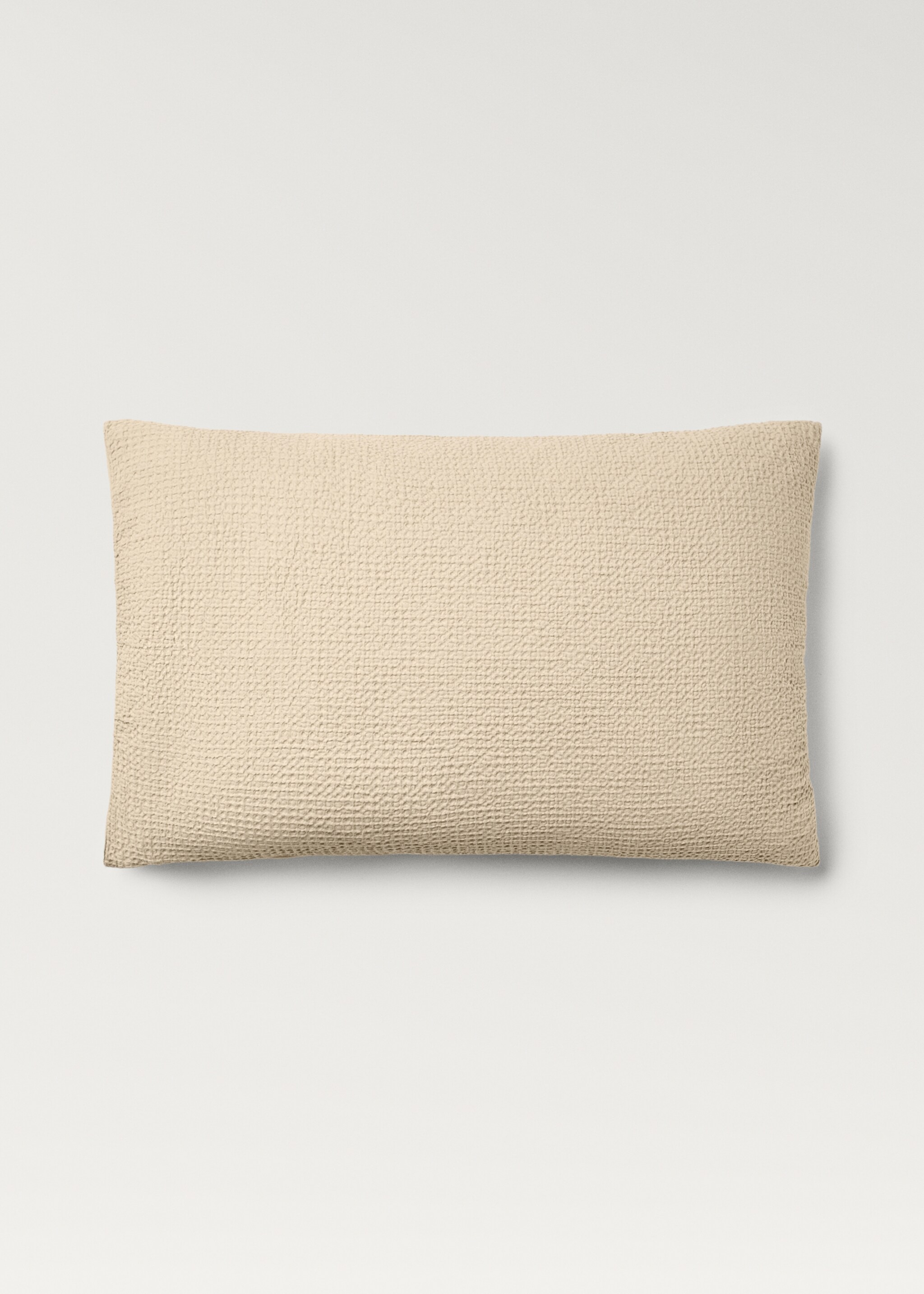 Two cotton waffle percale pillowcases 50x75 cm - Article without model