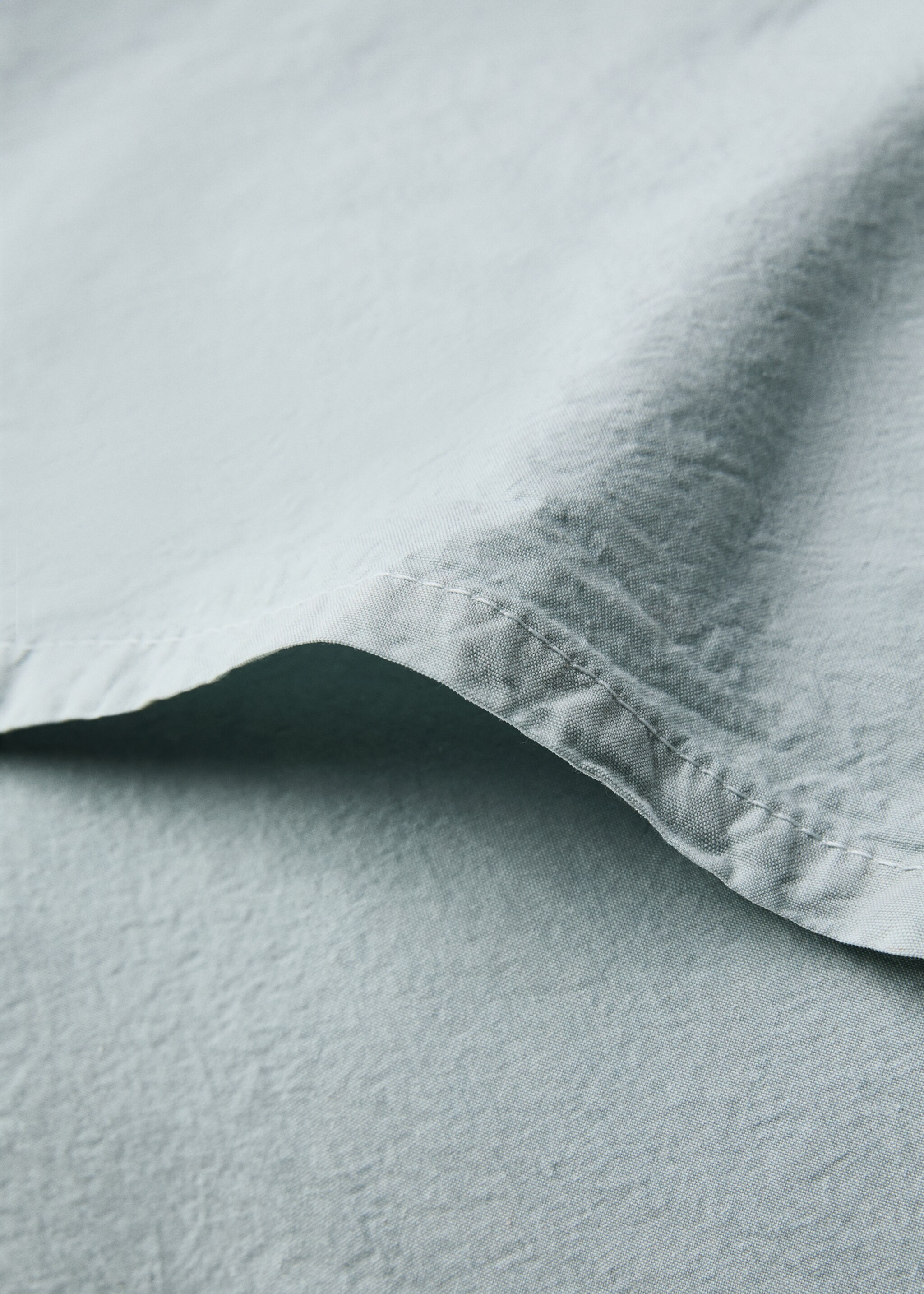 Two cotton waffle percale pillowcases 50x75 cm - Details of the article 2