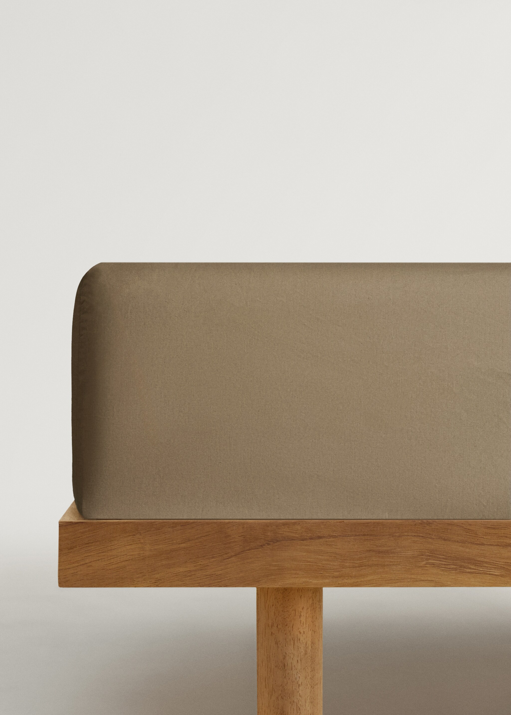 Hoeslaken van perkalkatoen, bed 150 cm - Artikel zonder model