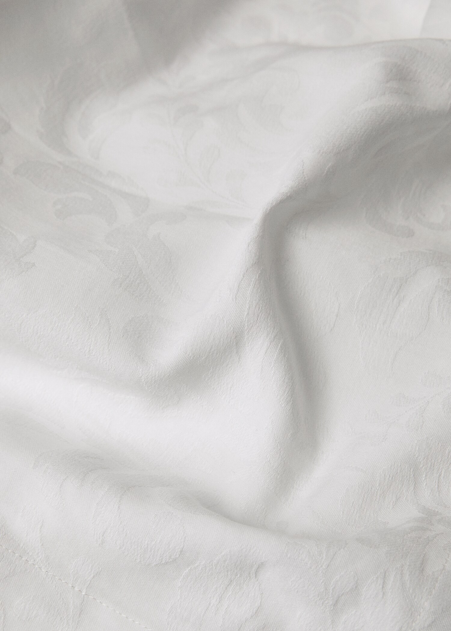 Baumwolltischtuch mit floralem Jacquardmuster für 8 - 10 Gäste - Detail des Artikels 2