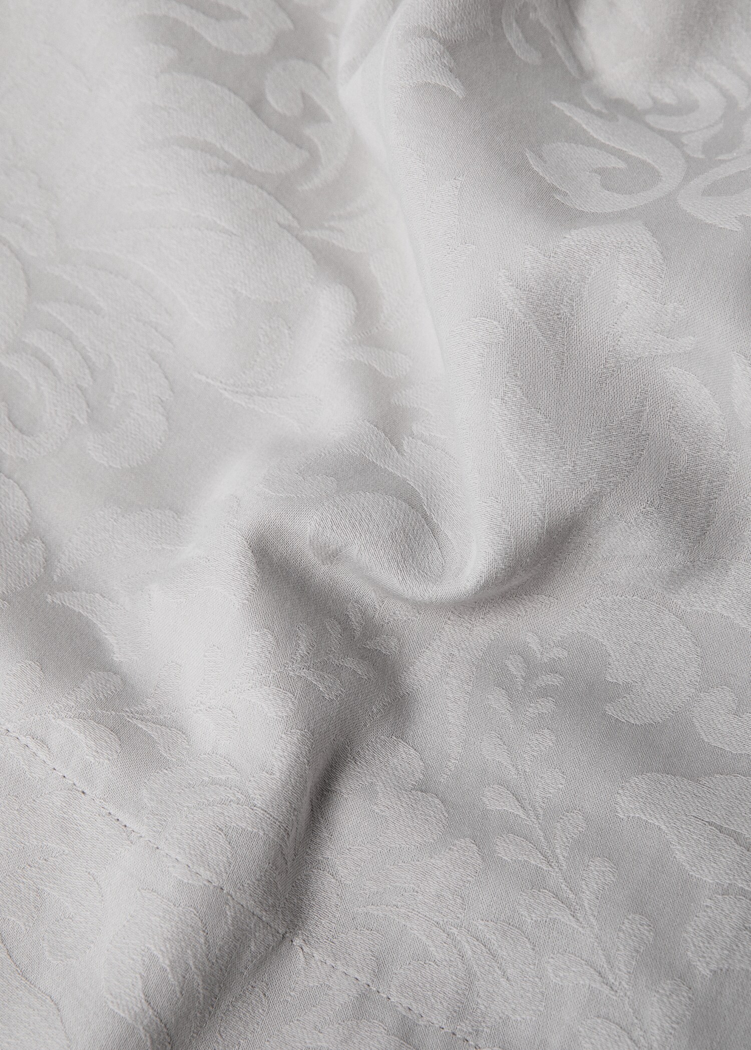 Baumwolltischtuch mit floralem Jacquardmuster für 8 - 10 Gäste - Detail des Artikels 2