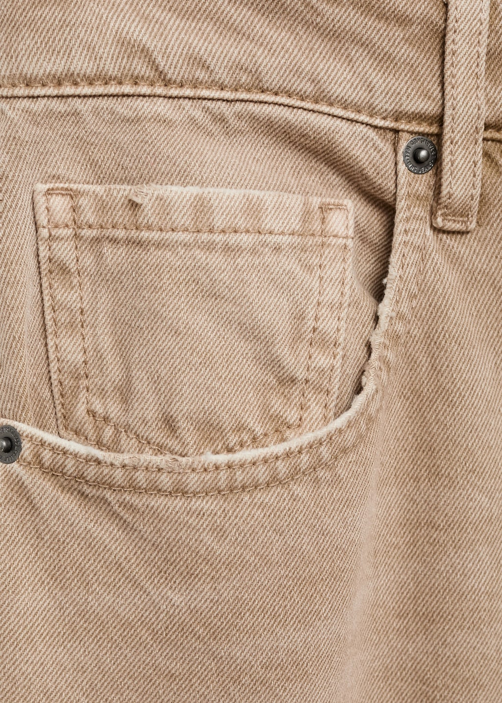 Mango Low waist wide-leg jeans