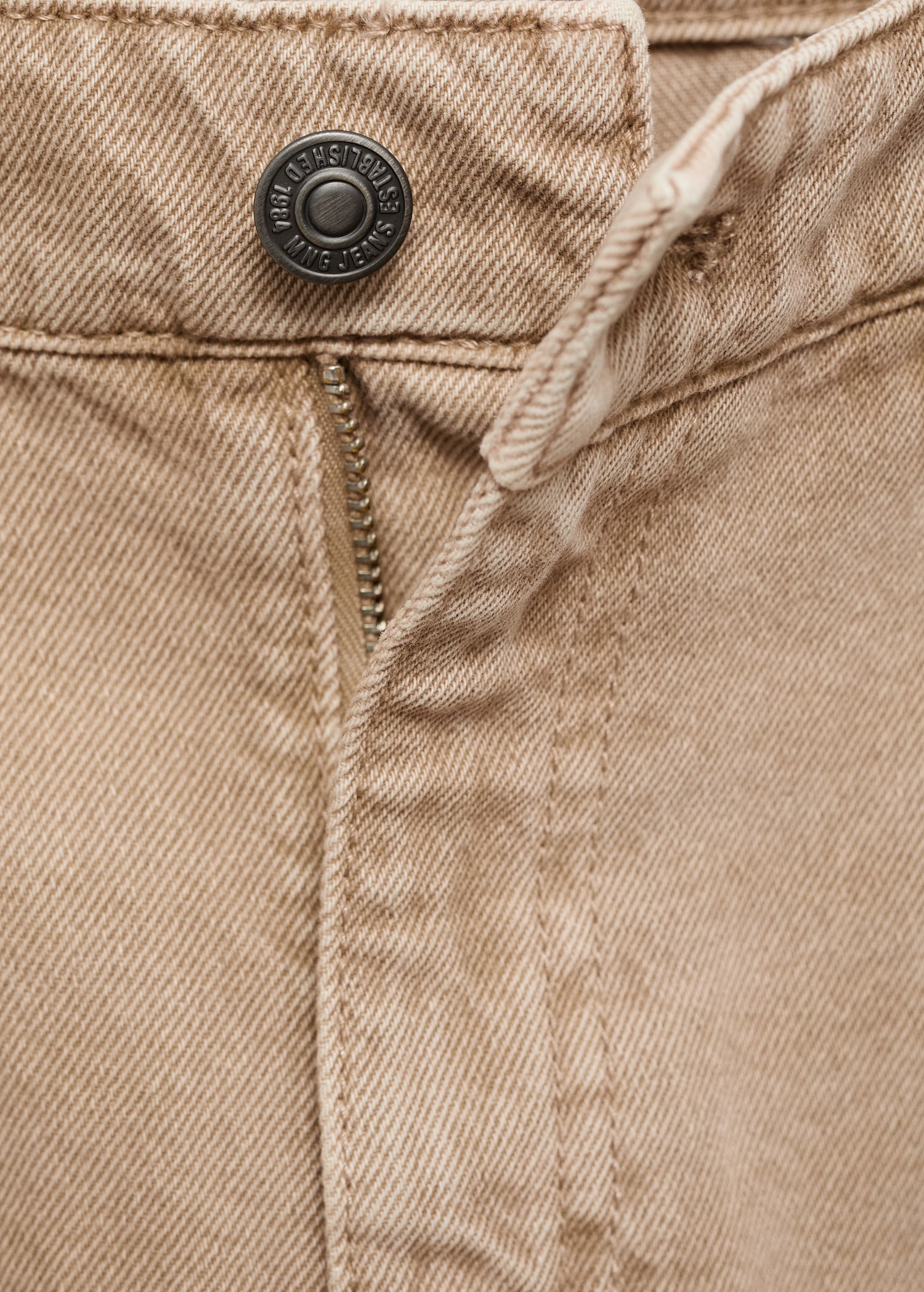 Low waist wideleg jeans - Details of the article 8
