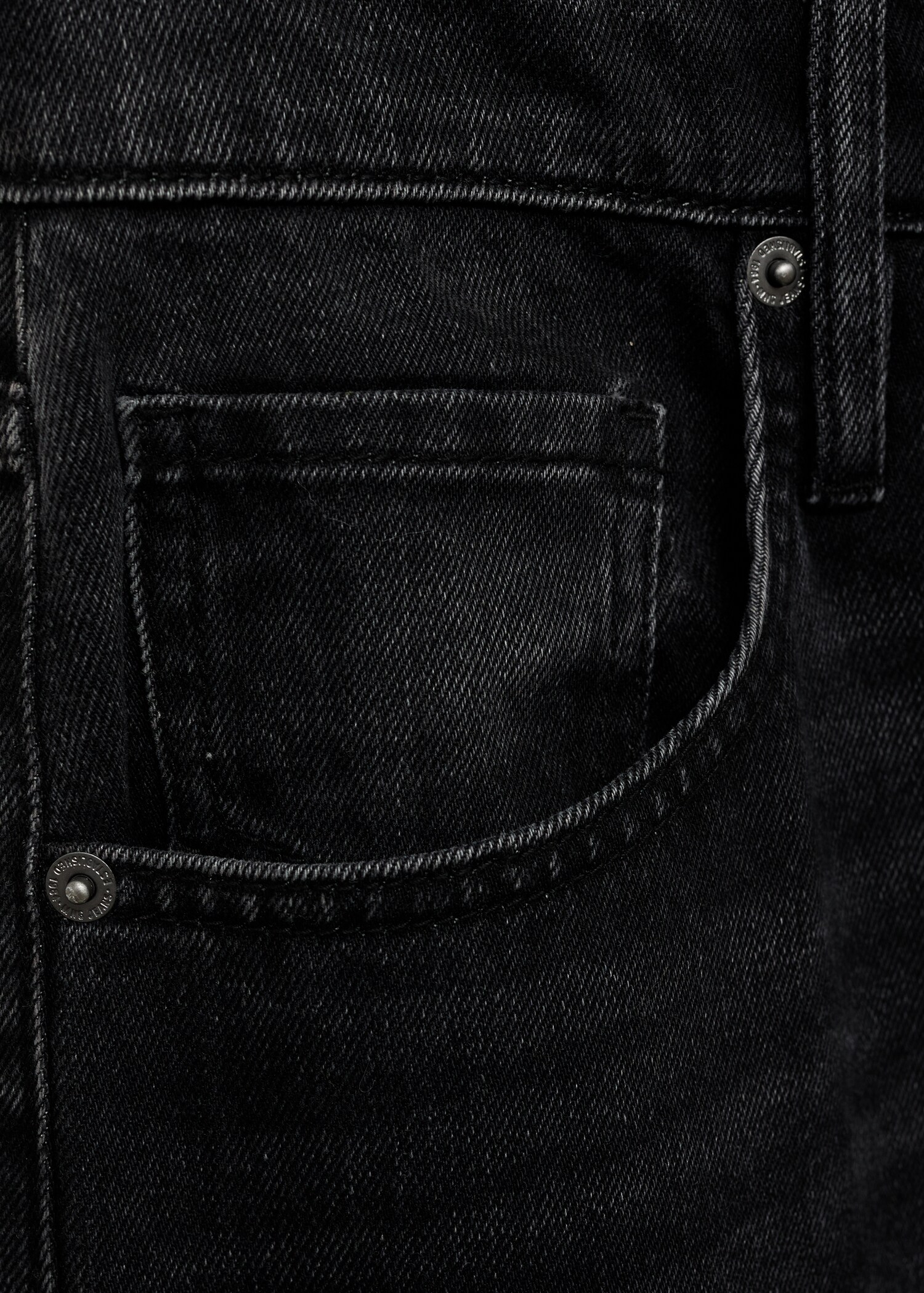 Low waist wideleg jeans - Details of the article 0