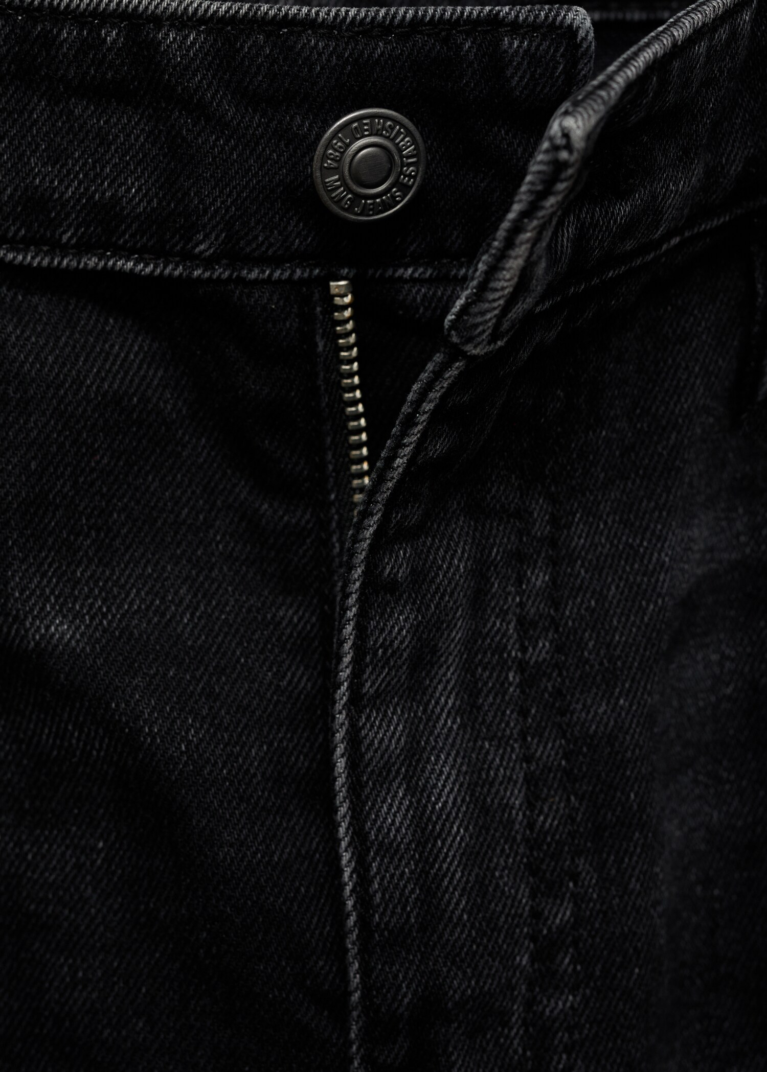 Low waist wideleg jeans - Details of the article 8