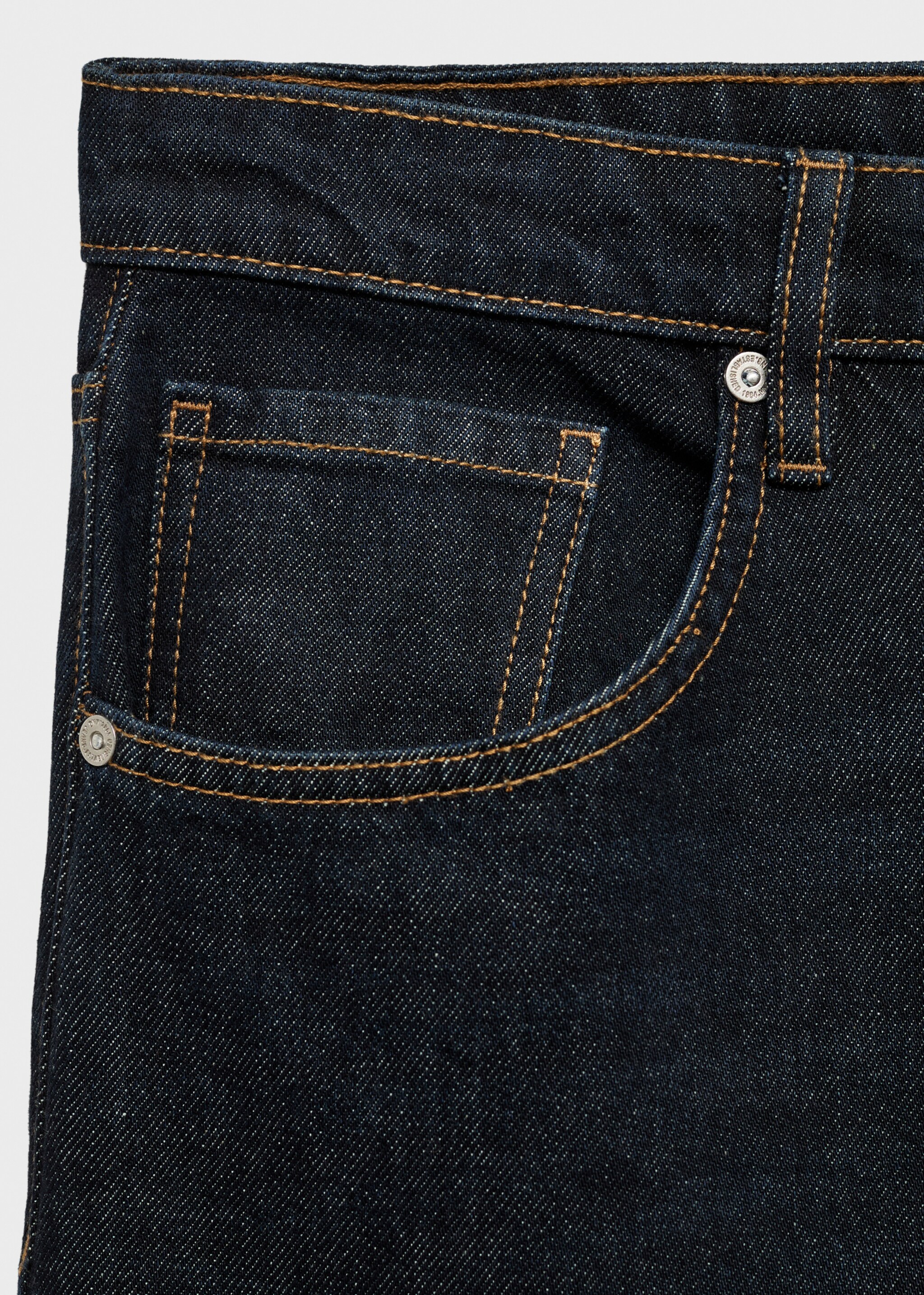 Low-rise rinse-wash wide-leg jeans - Details of the article 8
