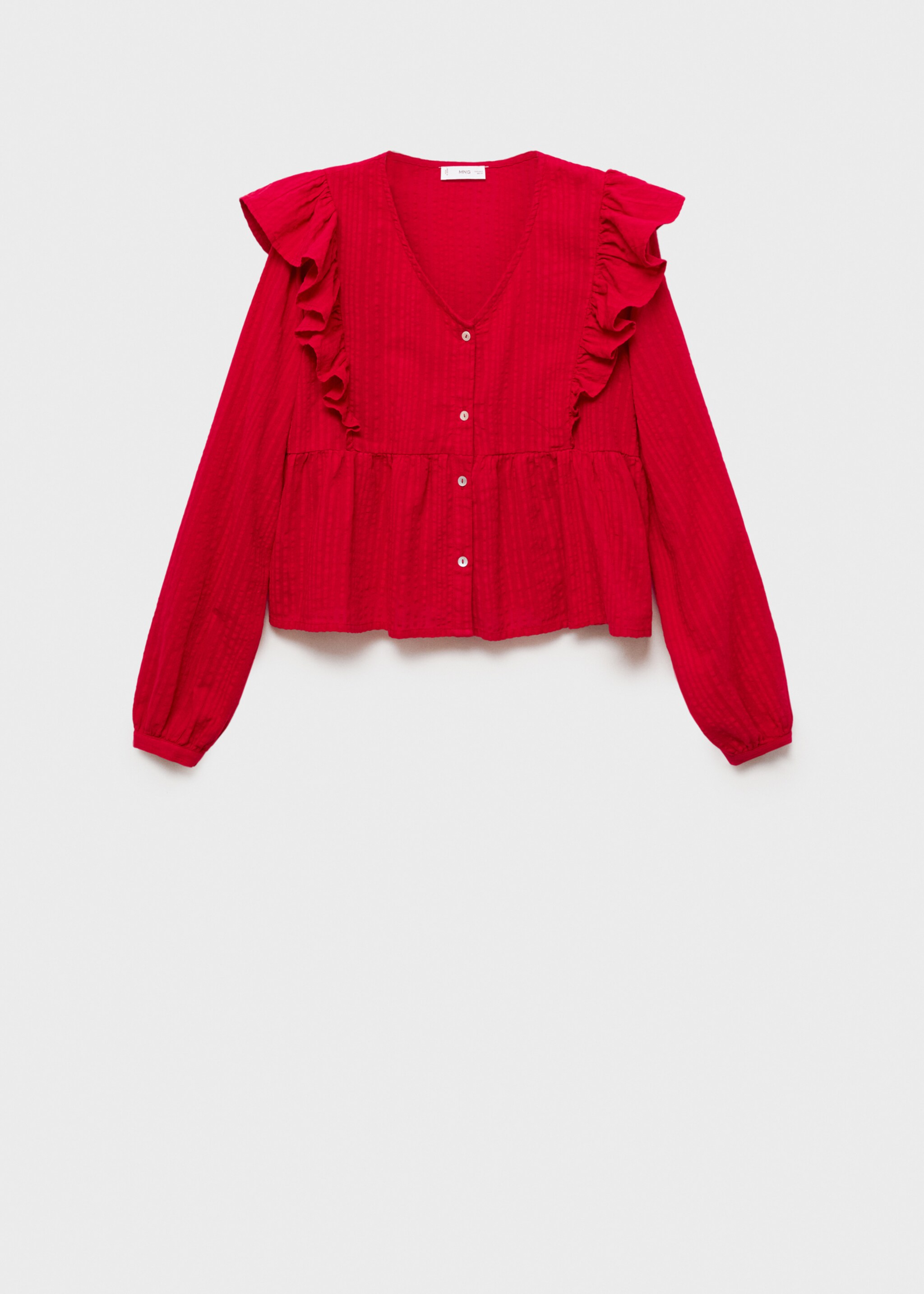 Blouse à épaules volantées - Article sans modèle