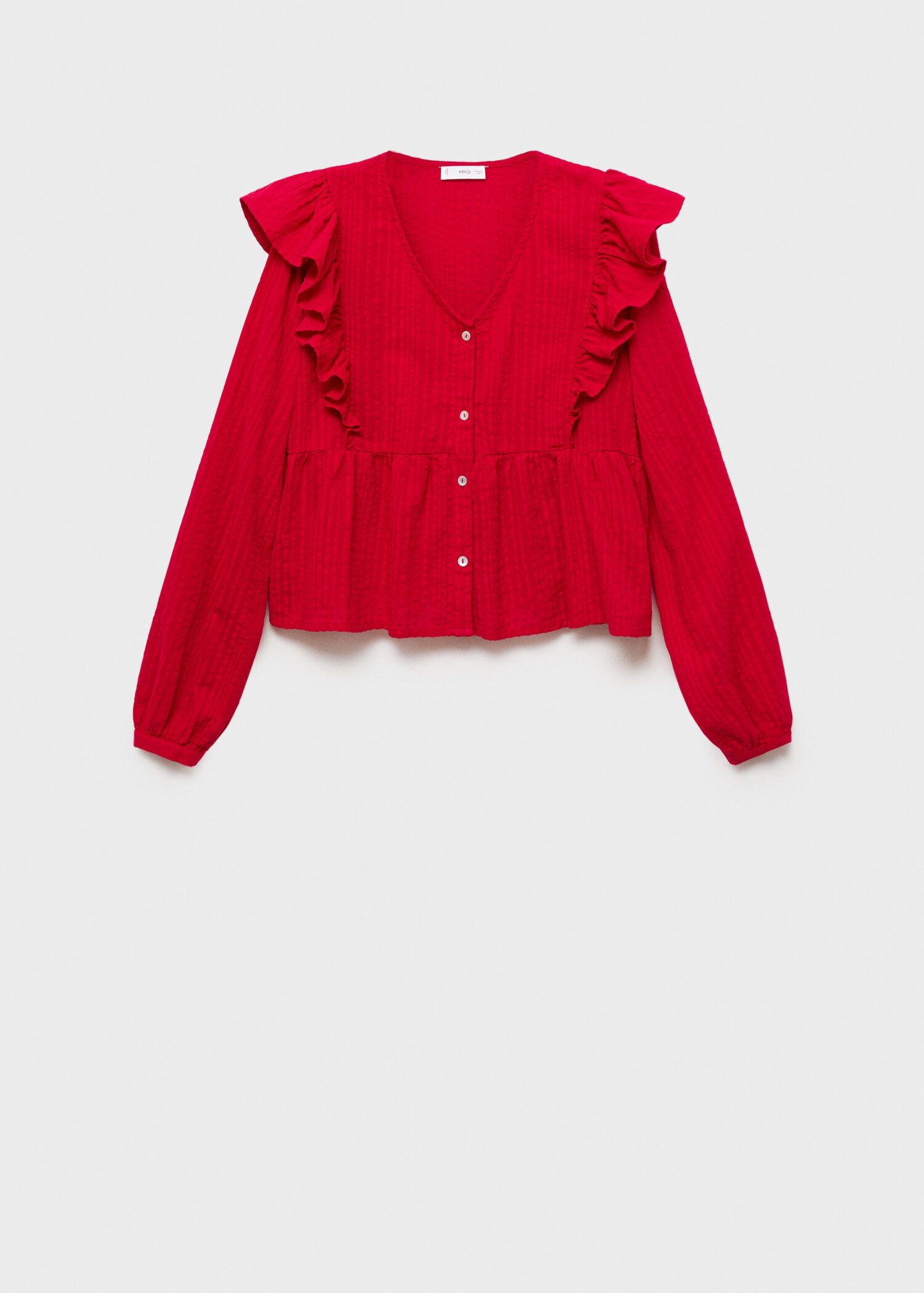 Blusa volante hombro - Artículo sin modelo
