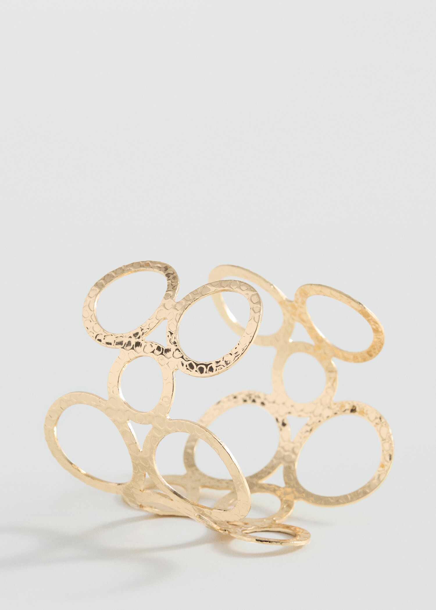 Pulsera rígida círculos - Plano medio