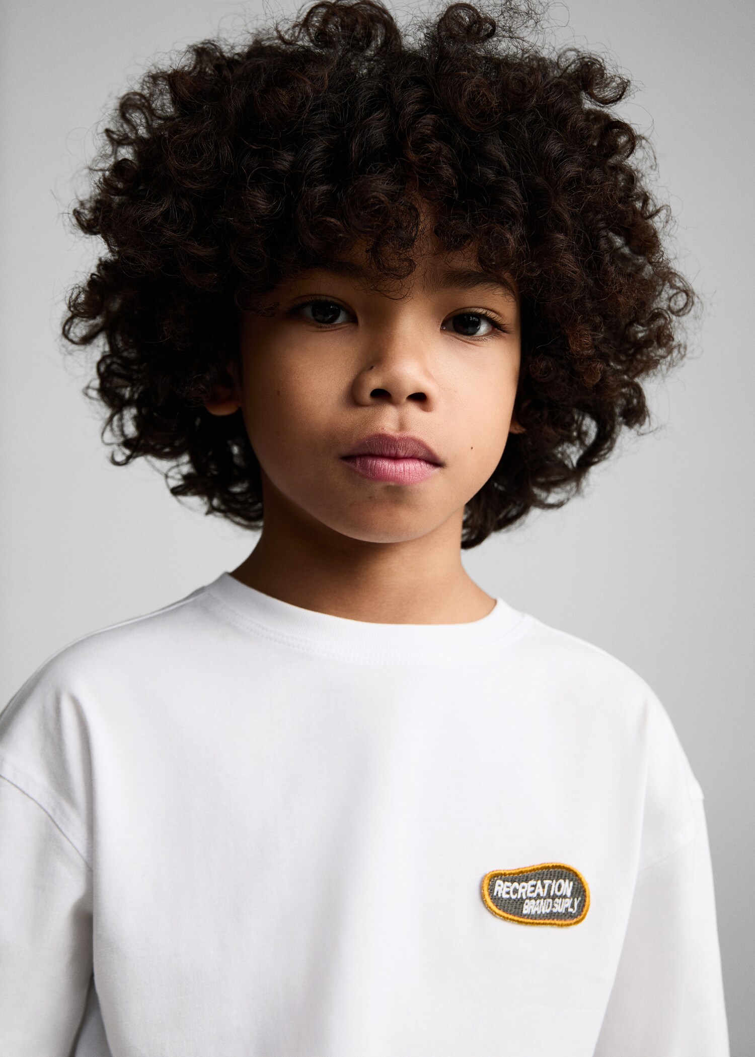 Tryckt bomull-blandning t-shirt - Detaljer om artikeln 1