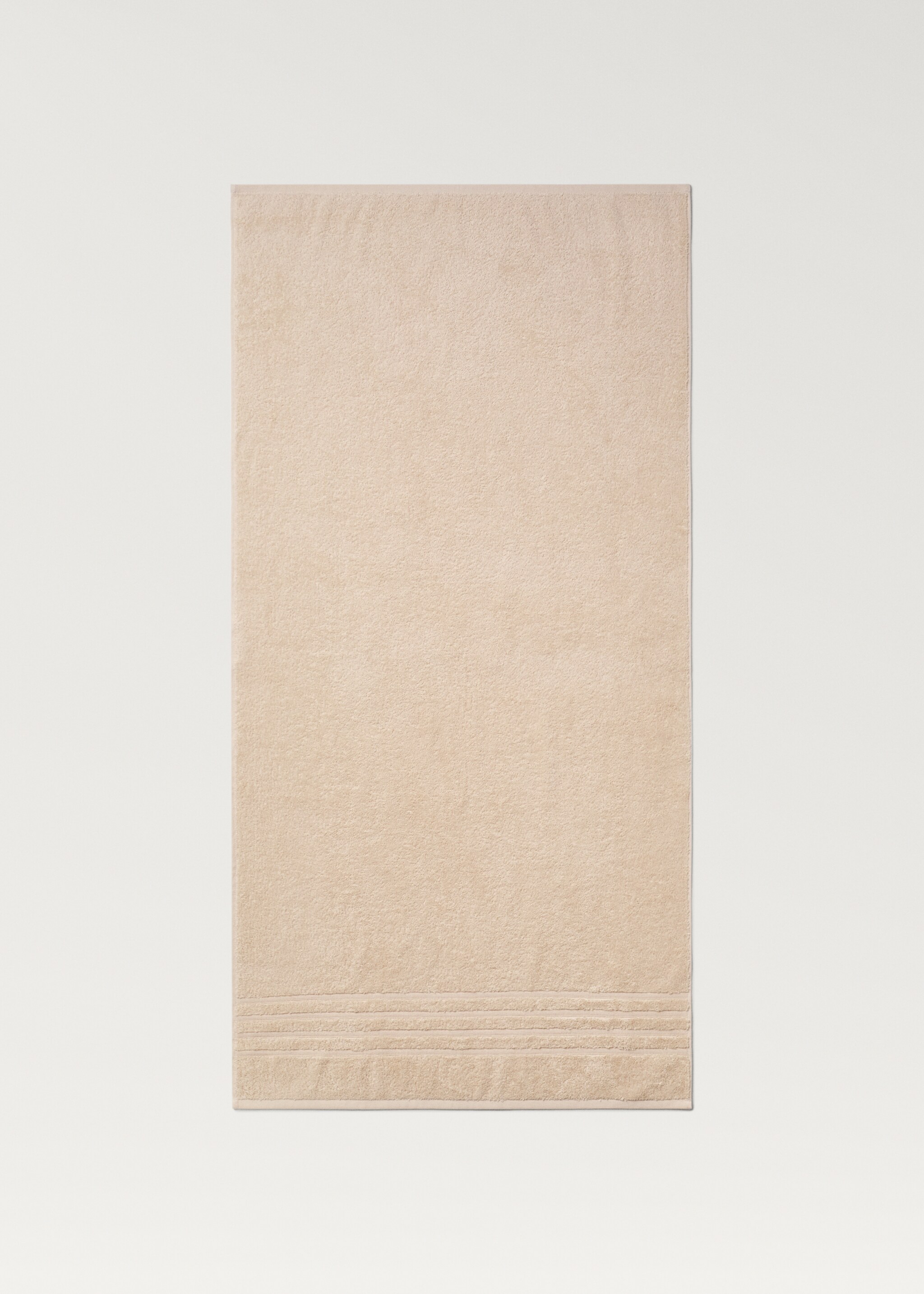 Cotton bath towel - Article without model, Peach. Ref: 87033297-00.