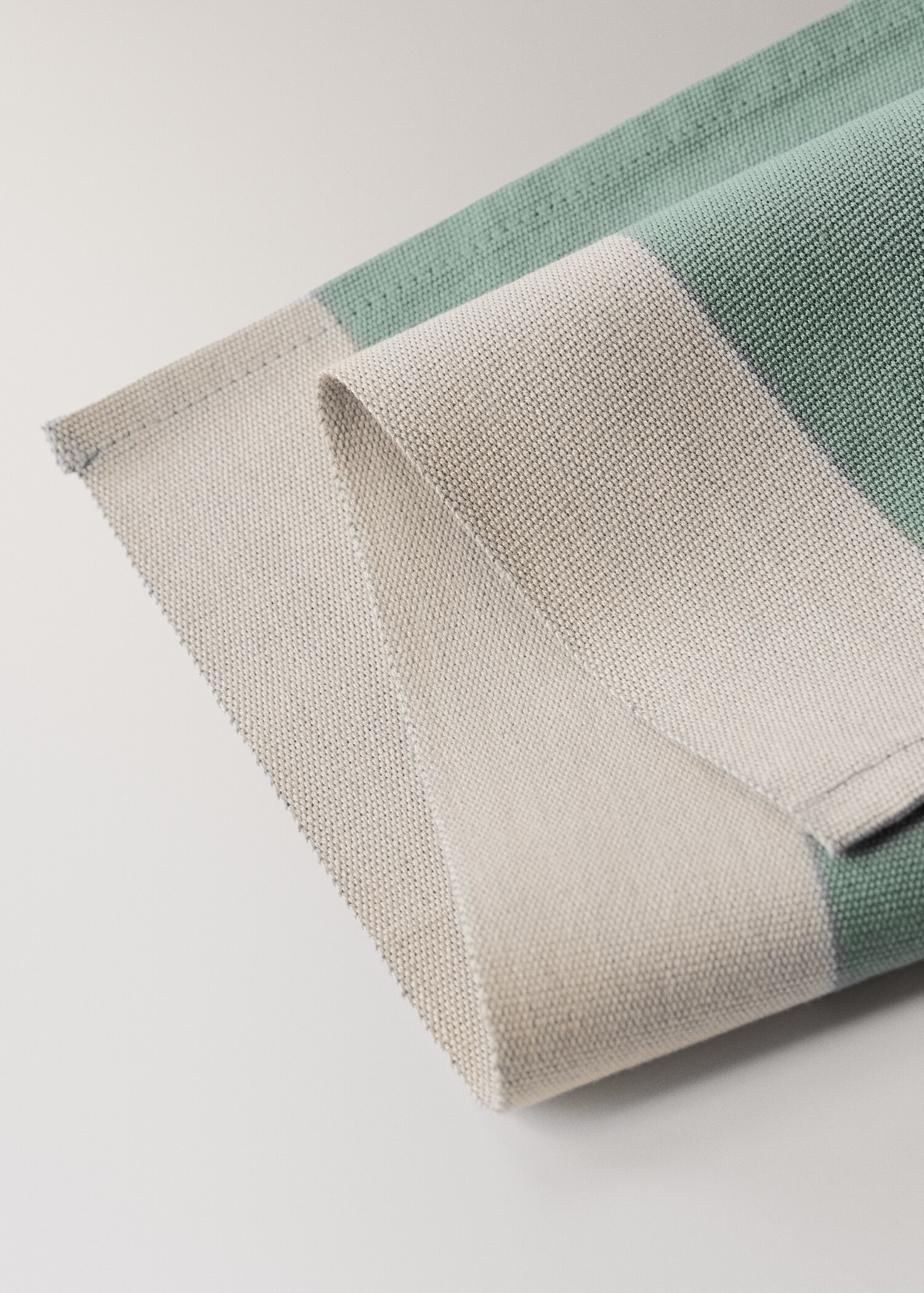 Cotton yarn-dyed striped placemat - Details of the article 1