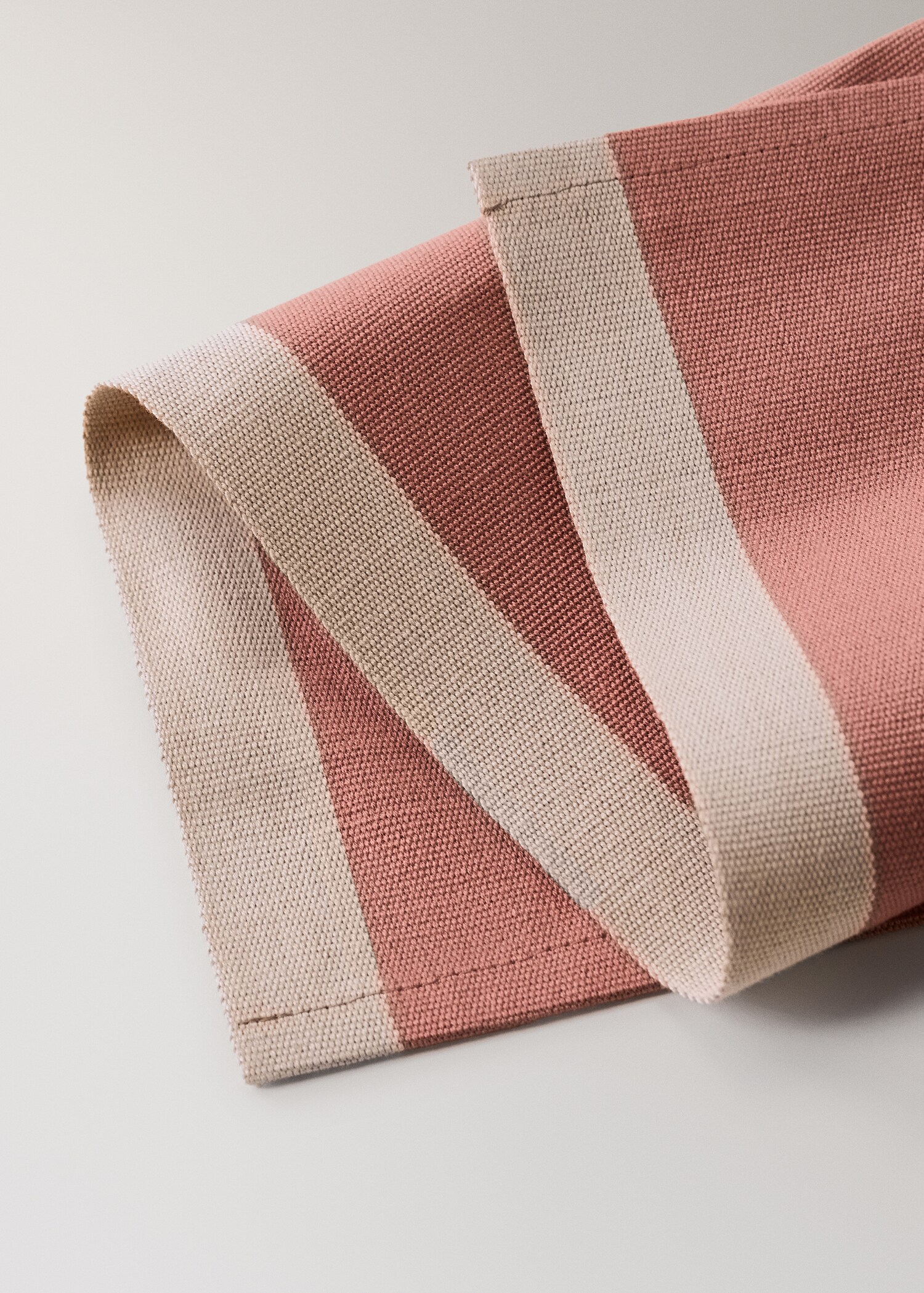 Cotton yarn-dyed striped placemat - Details of the article 1