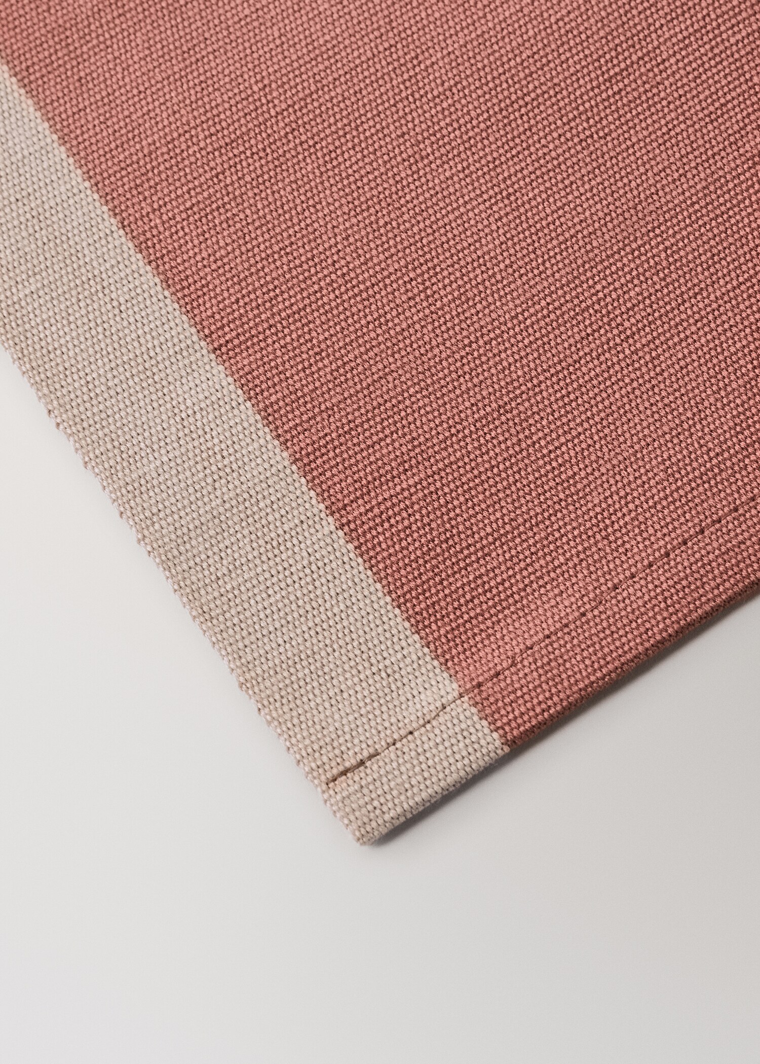 Cotton yarn-dyed striped placemat - Details of the article 2