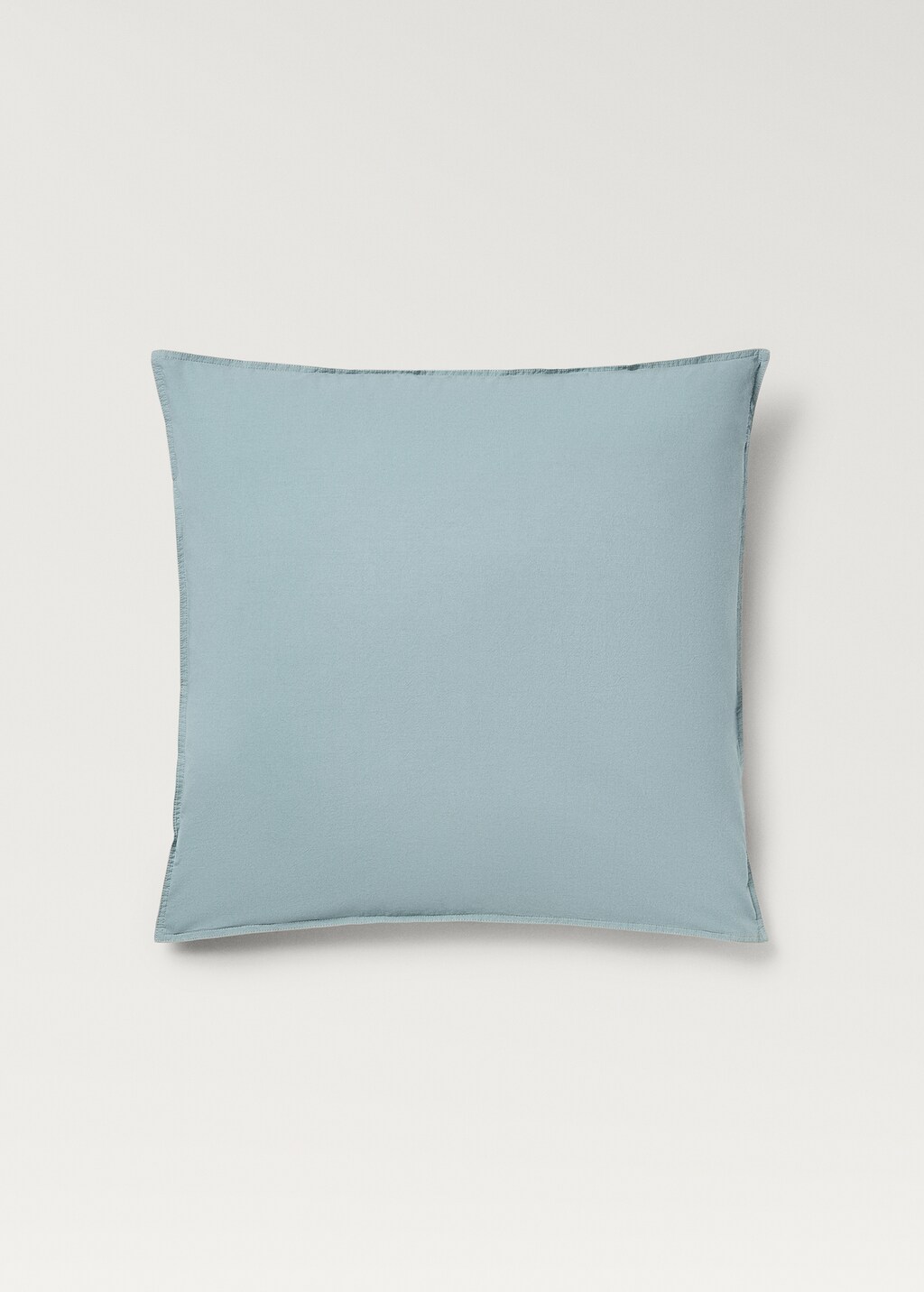 Children's washed cotton double-stitched pillowcase 60x60 cm