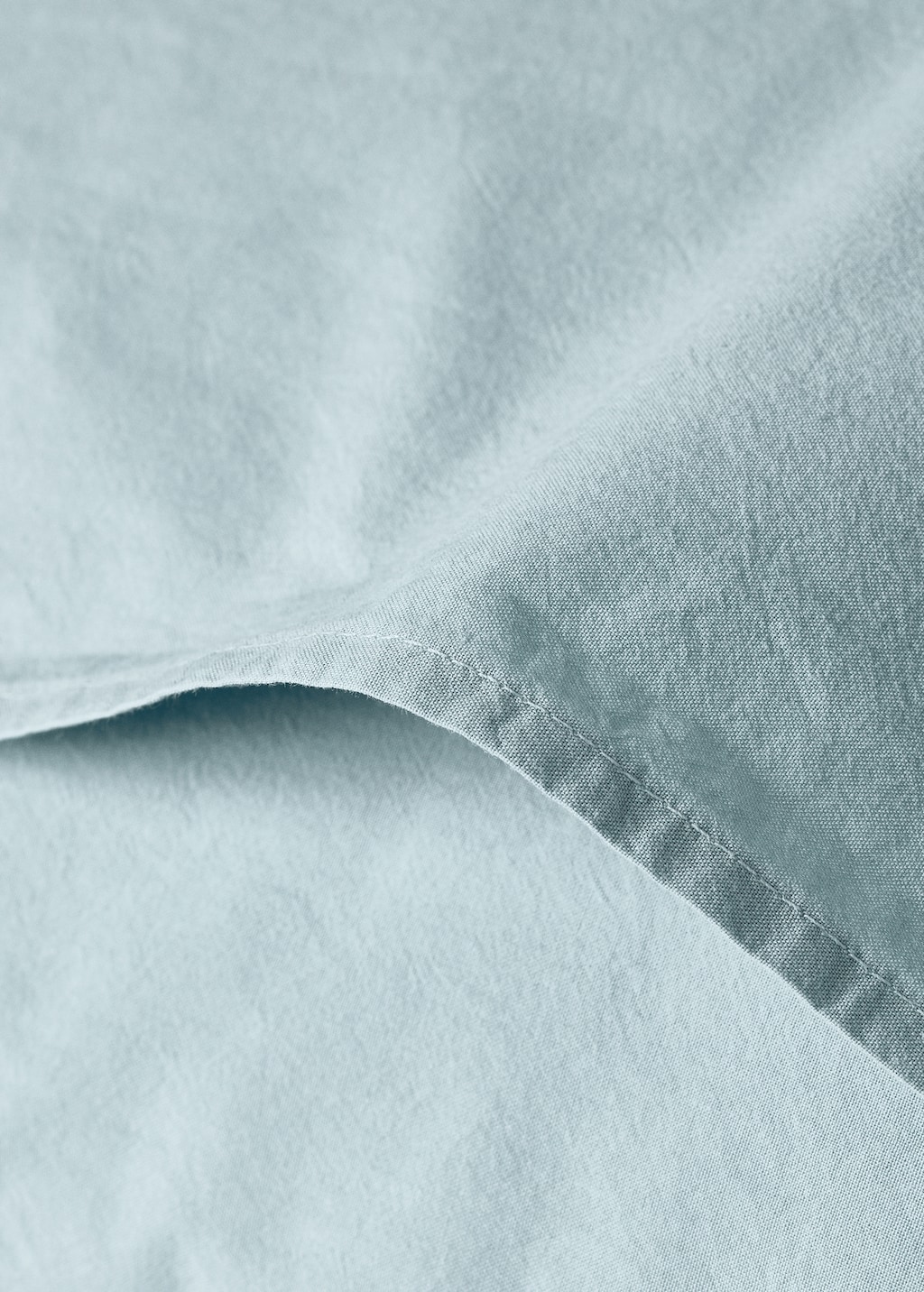 Children's washed cotton double-stitched pillowcase 60x60 cm