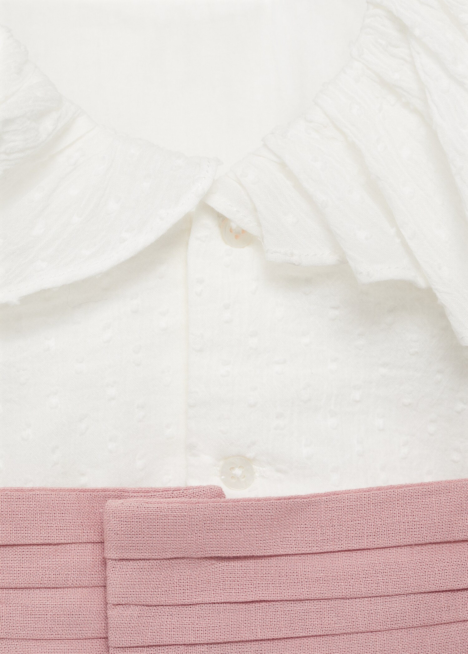 Belt linen dress - Details of the article 0