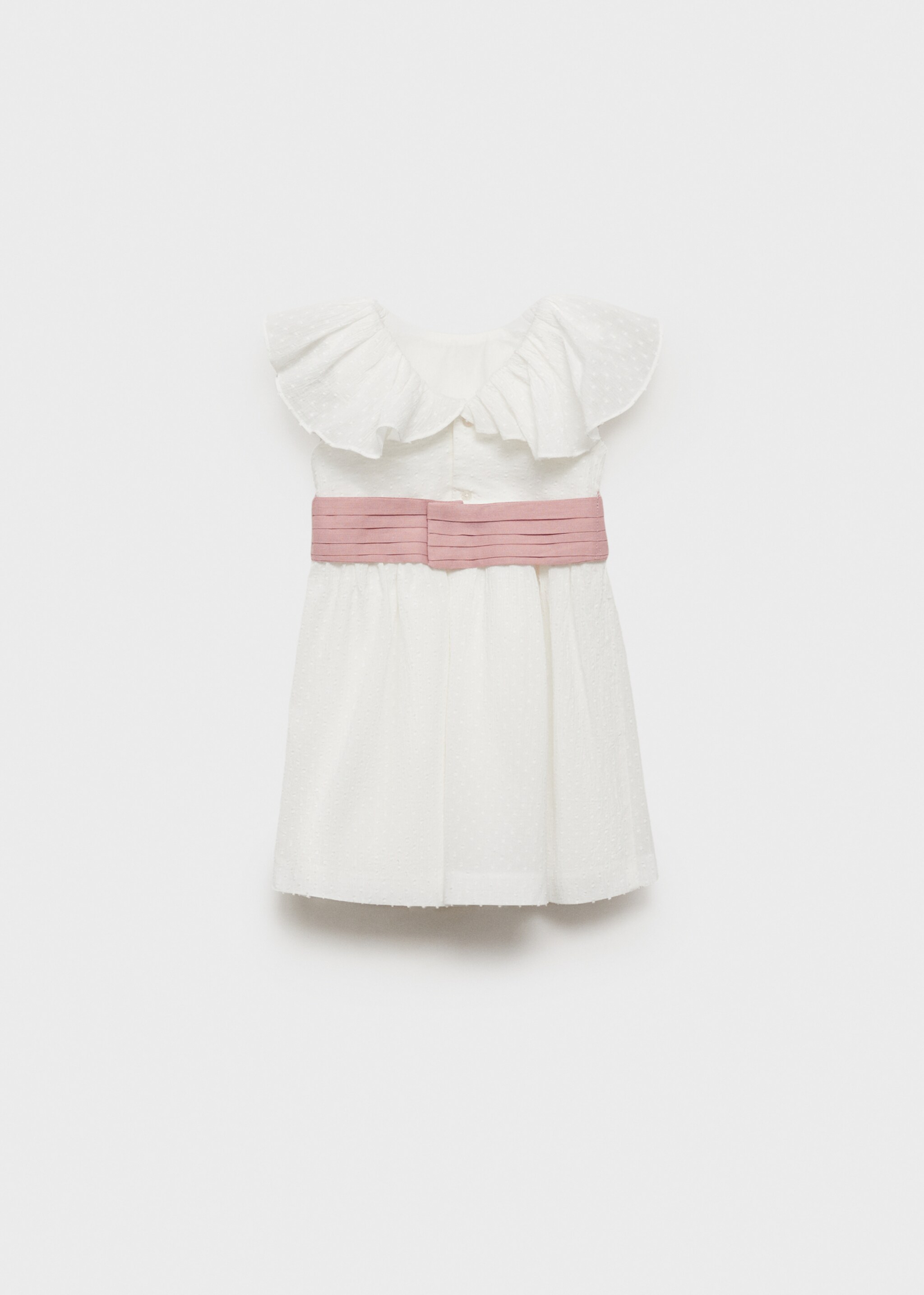Belt linen dress - Reverse of the article